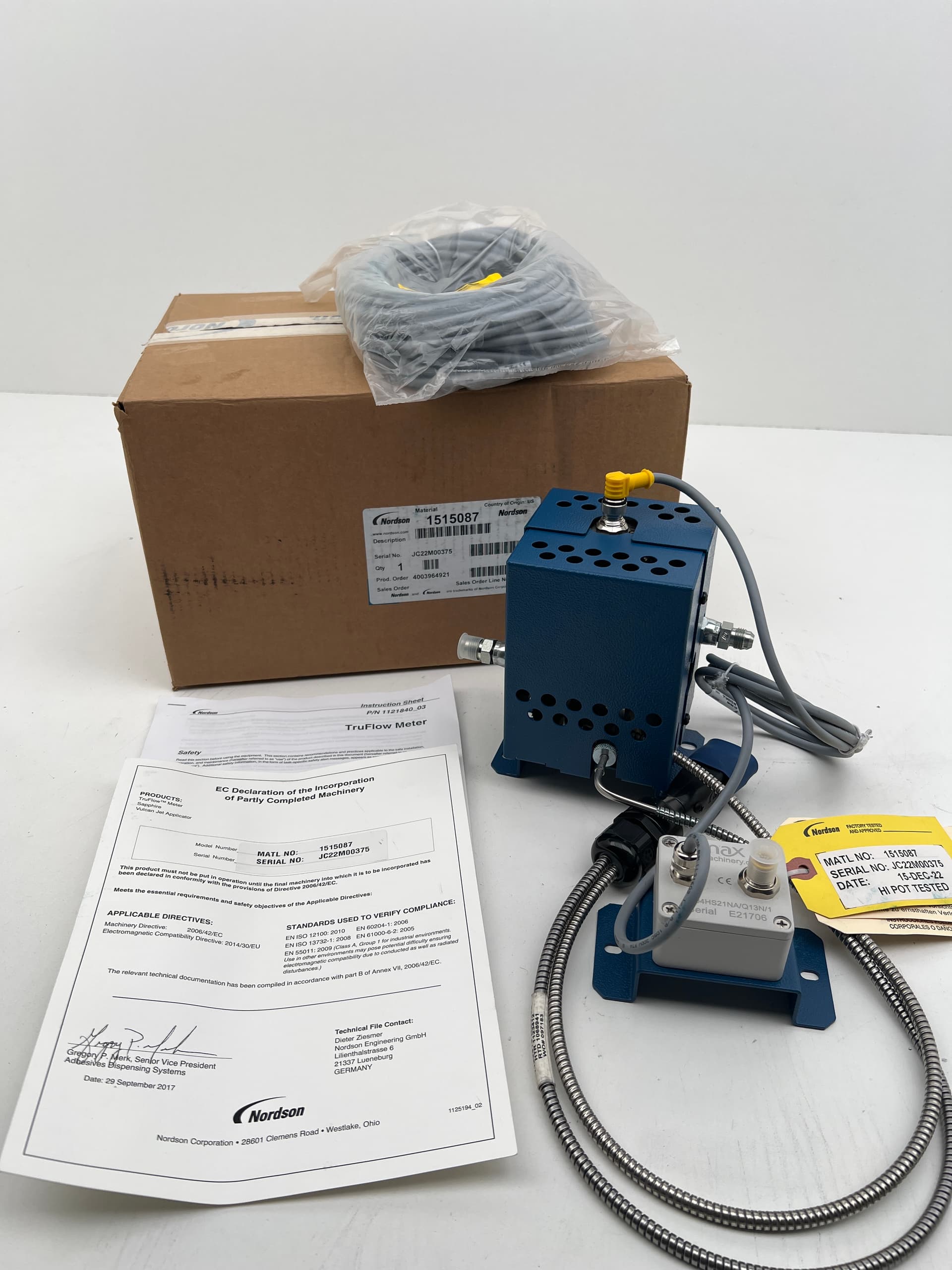 Nordson 1515087 TruFlow Meter and TruFlow Transmitter