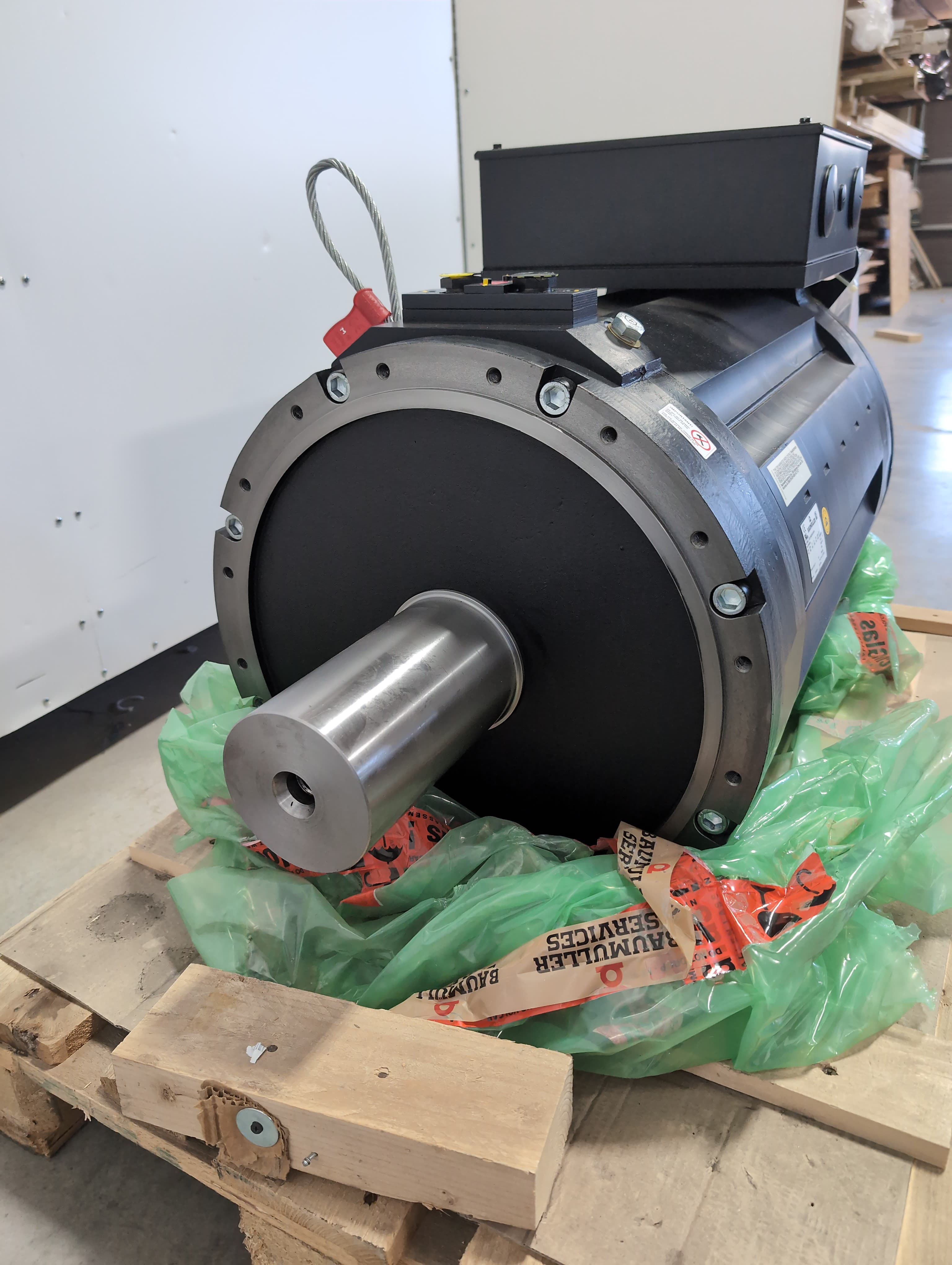Baumuller DST2-260XO54W-030-5 High-Torque AC Motor, 196 Hp, 300 RPM, WC