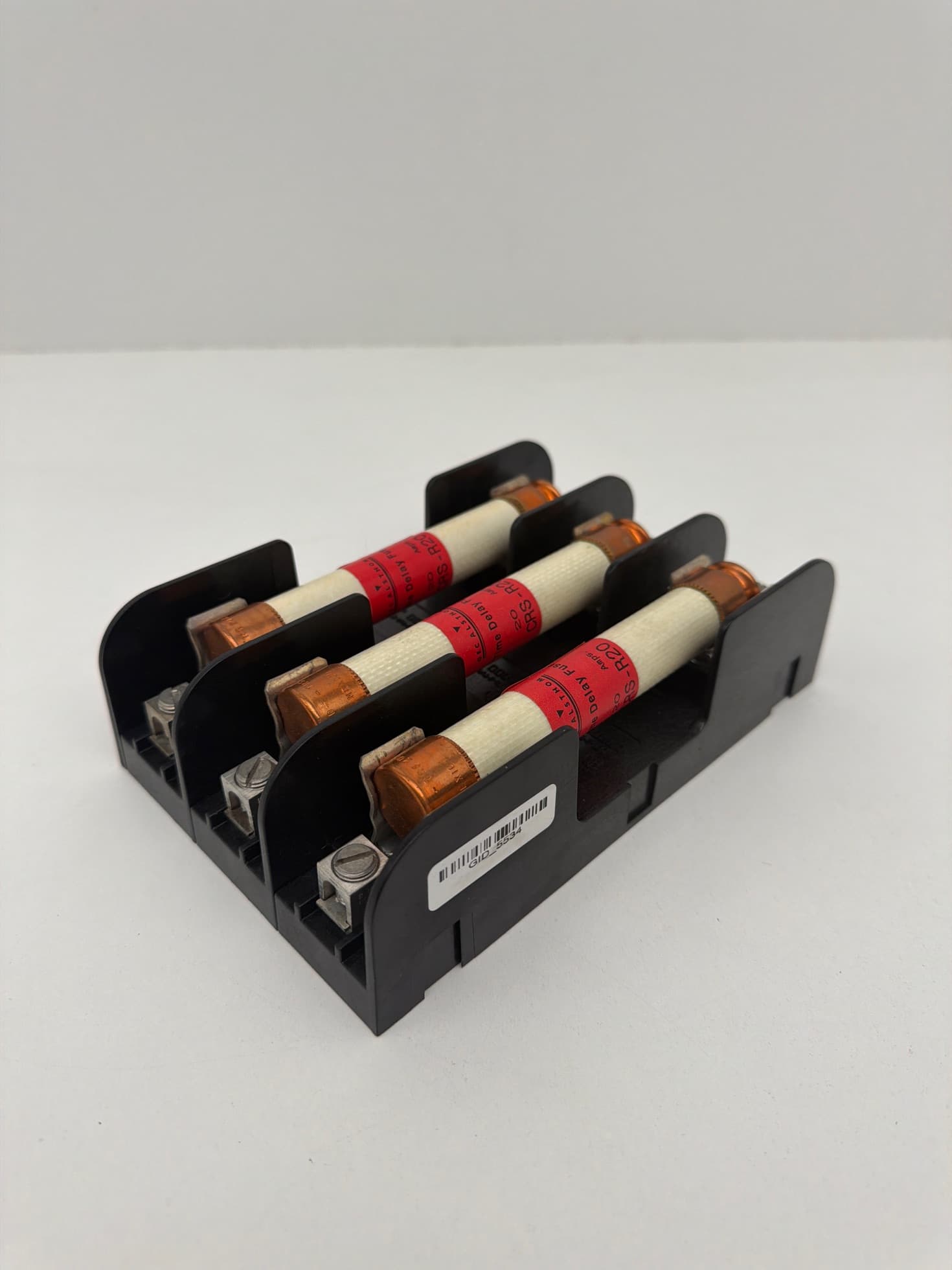 Gould Shawmut 60308 Fuse Block with GEC Alsthom CRS‑R20 Fuse 20A 600V