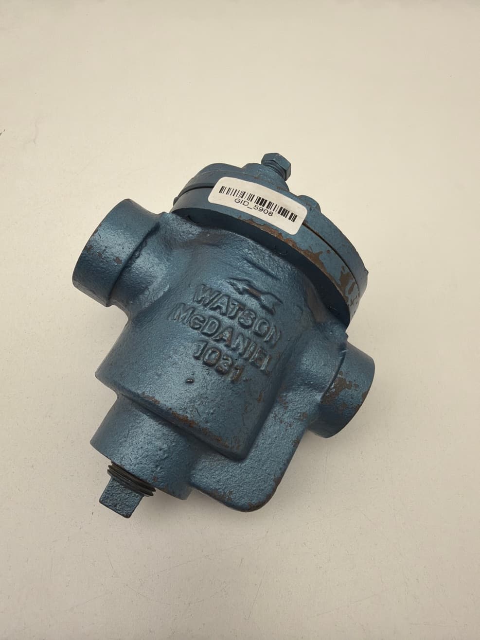 Watson McDaniel 1031 Inverted Bucket Steam Trap, 1/2" NPT, 80 MOP PSIG