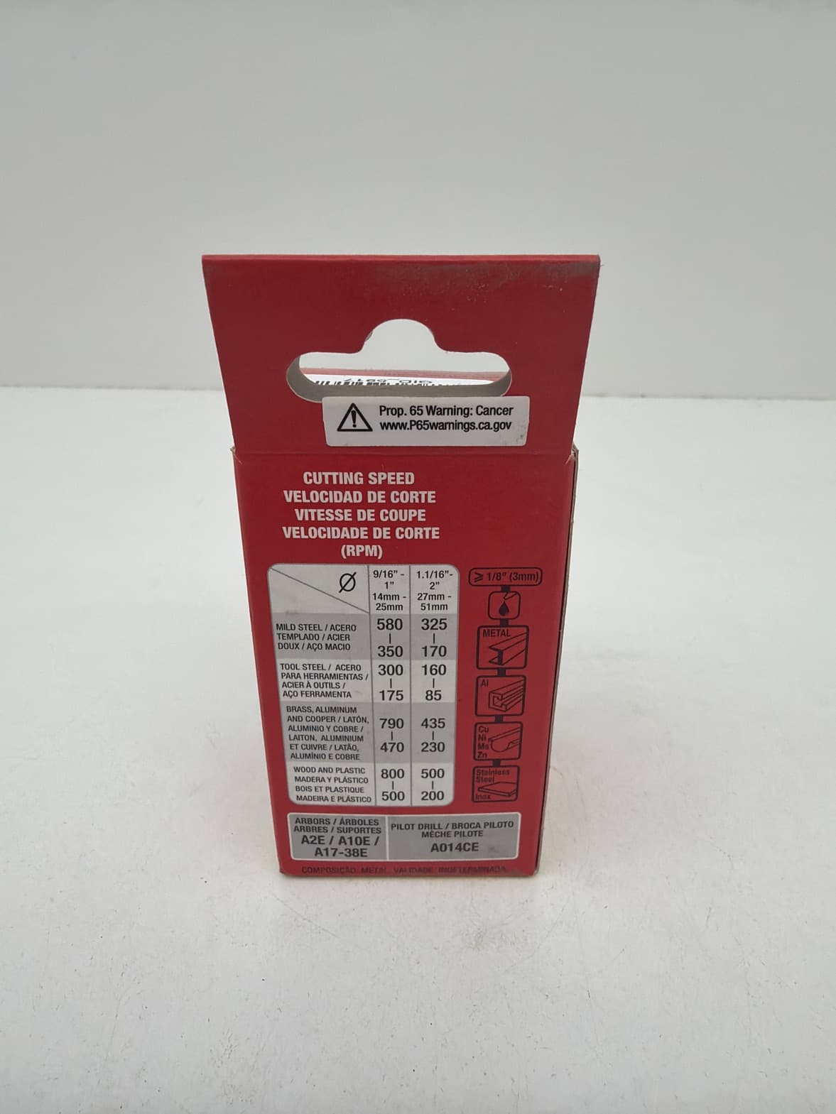 Starrett DCH0134-G Bi-Metal Deep Cut Hole Saw 1.3/4" x 2" Depth