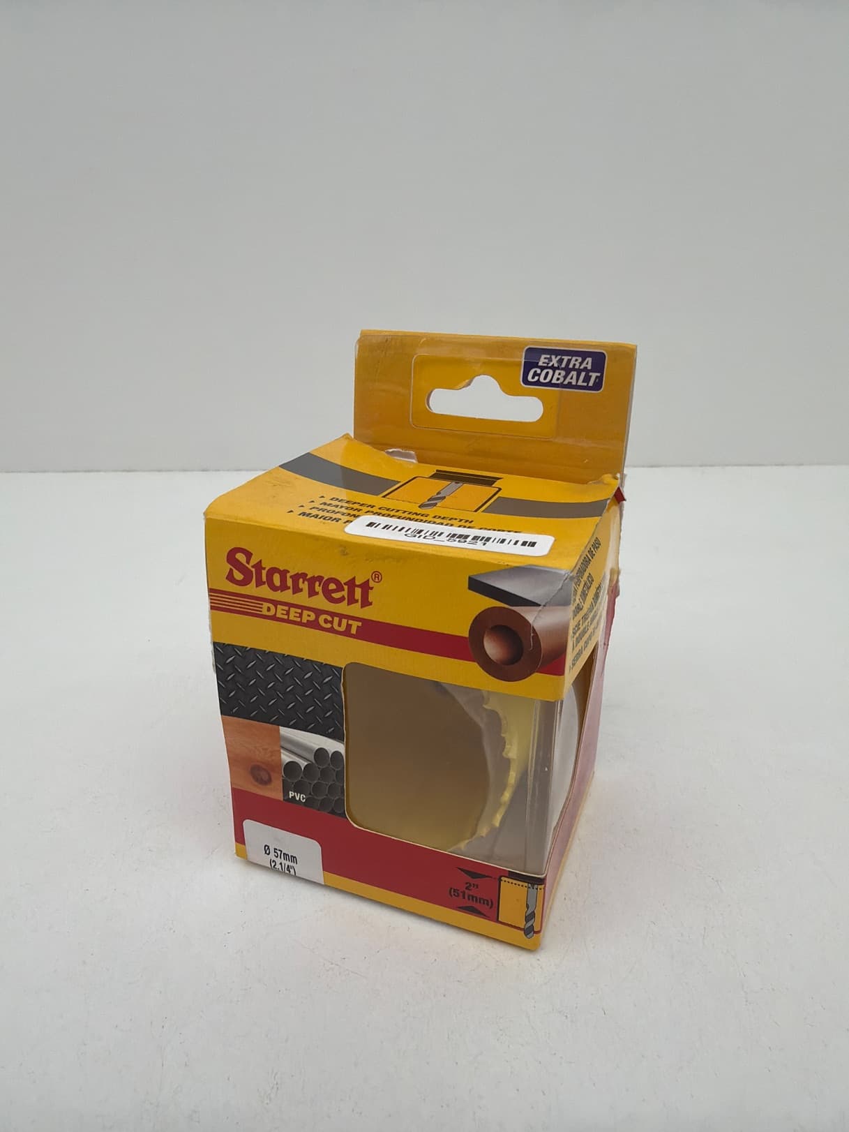 Starrett DCH0214-G Bi-Metal Deep Cut Hole Saw 2.1/4" x 2" Depth