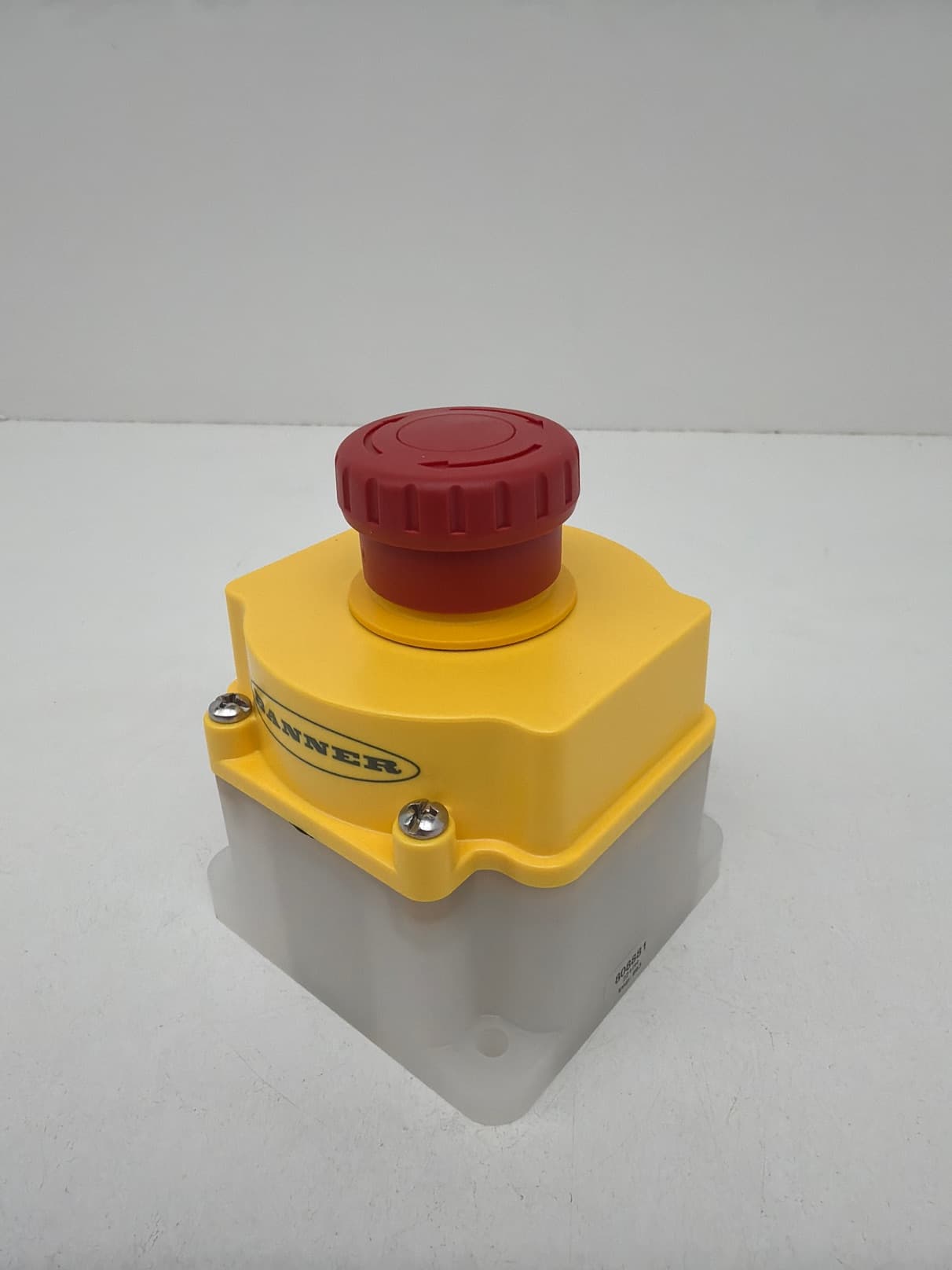 Banner SSA-EB1PLGR-0DED1Q8 Emergency Stop with ISD 40mm Push Button, 808881