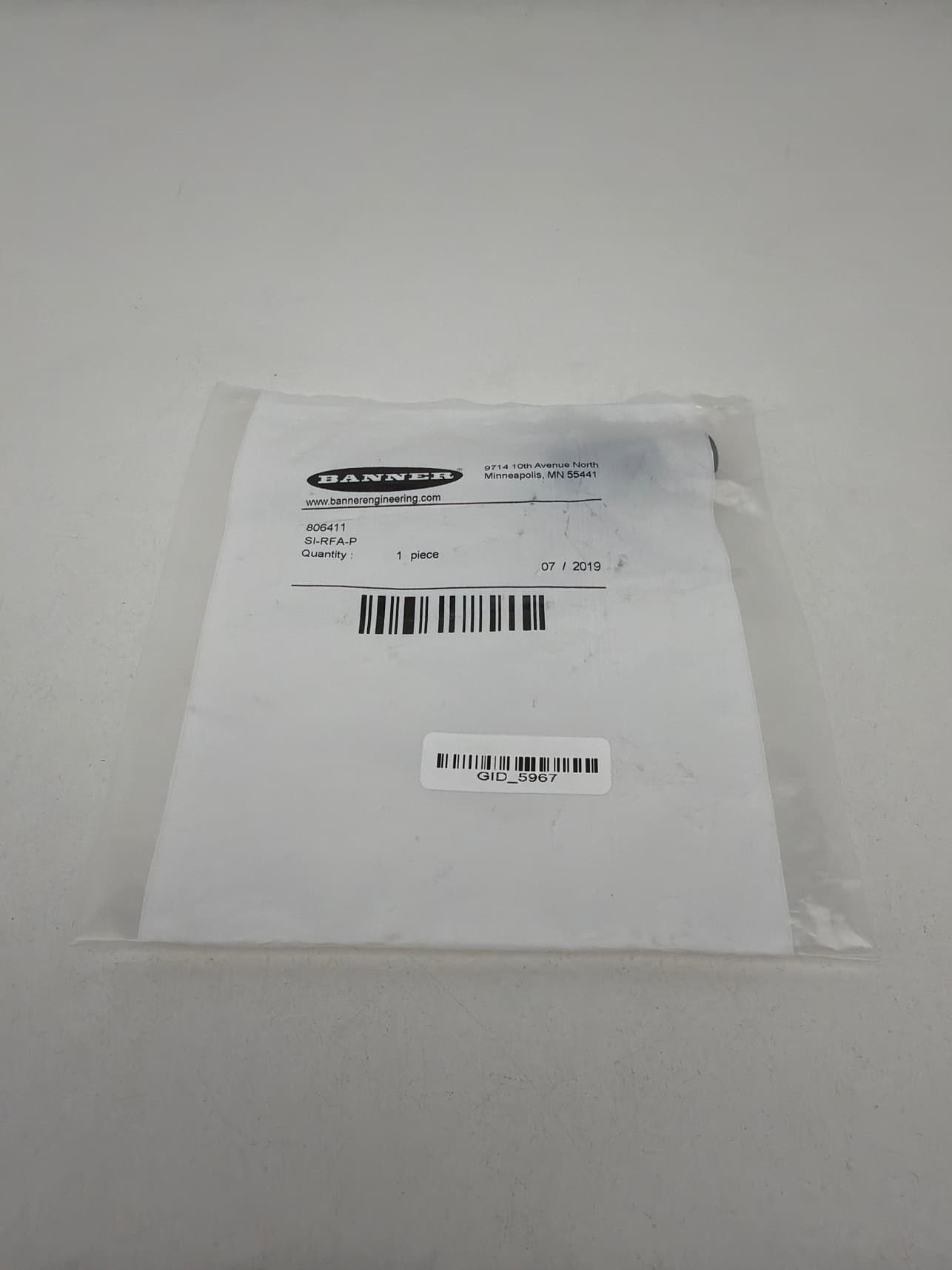 Banner SI-RFA-P 86411 RFID Safety Switch, Termination Plug M12, SI-RF Series