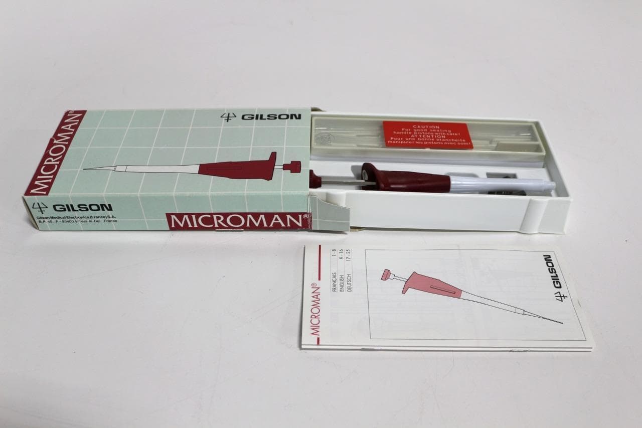 Gilson M50 MICROMAN® Positive Displacement Pipette - New