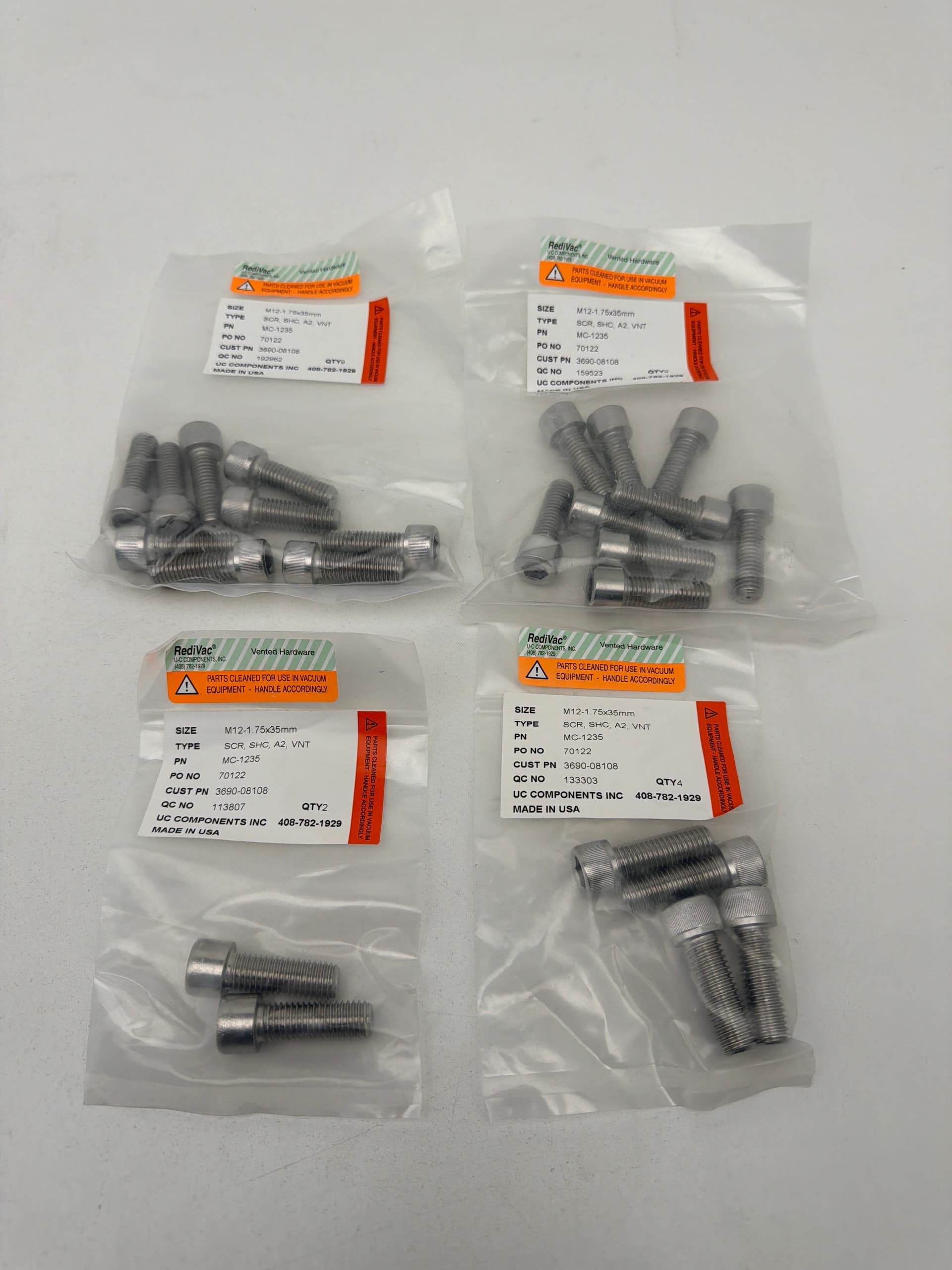UC Components MC-1235 Vented Hardware