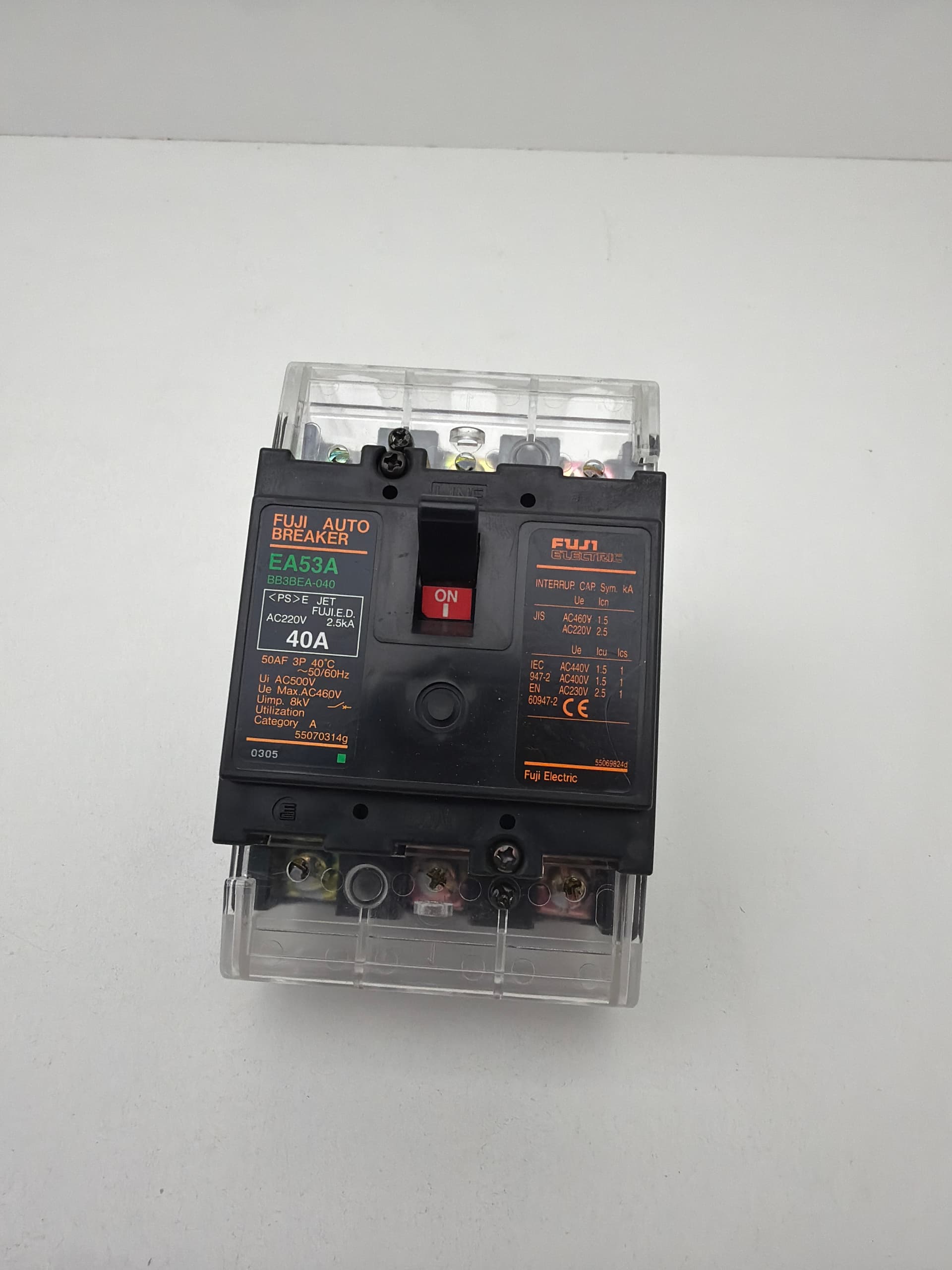 Fuji Electric EG53F 40A Circuit Breaker 3-Pole