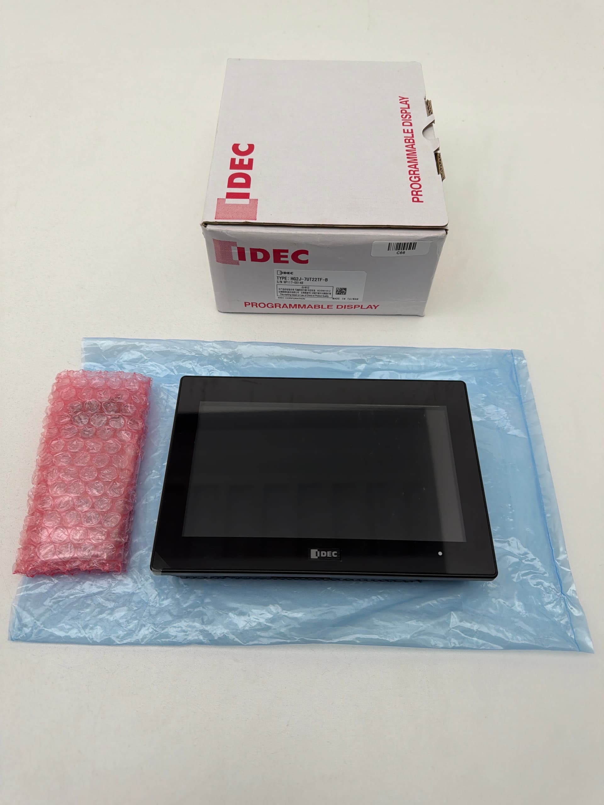IDEC HG2J-7UT22TF-B HMI Programmable Touch Display 7" 12VDC / 24VDC 13W