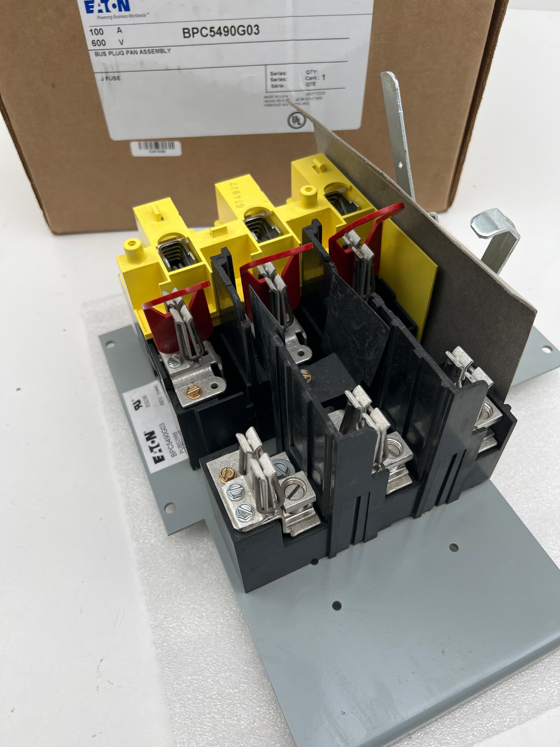 Eaton BPC5490G03 Bus Plug Pan Assembly 100A 600V