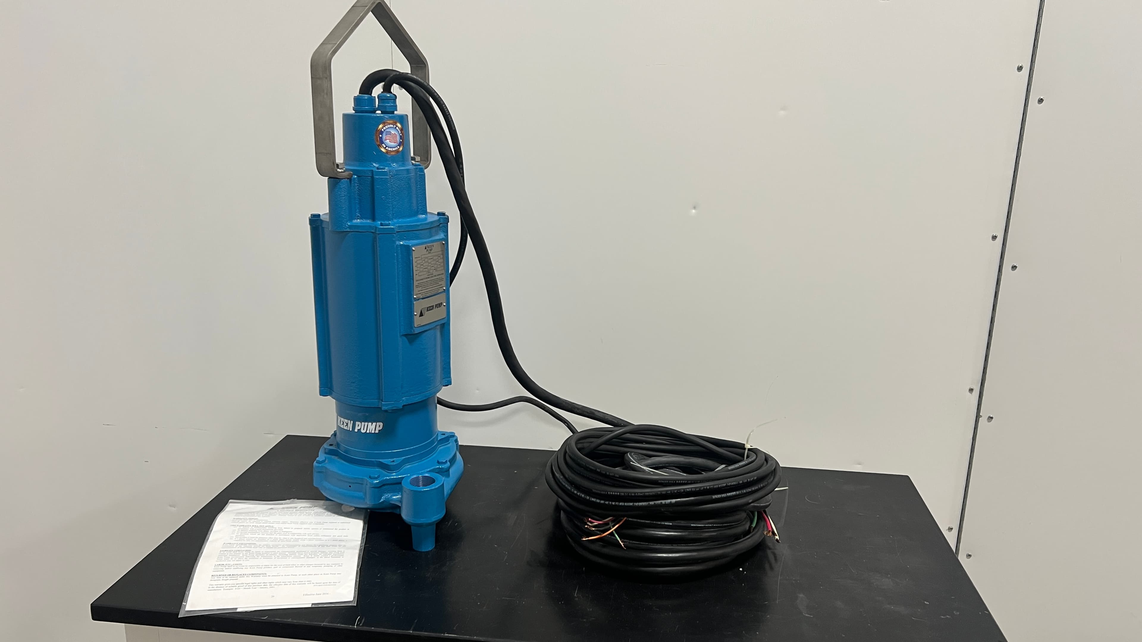 Keen KHHG2-4603 Submersible Grinder Pump, 1.25" Discharge, Radial Cutters
