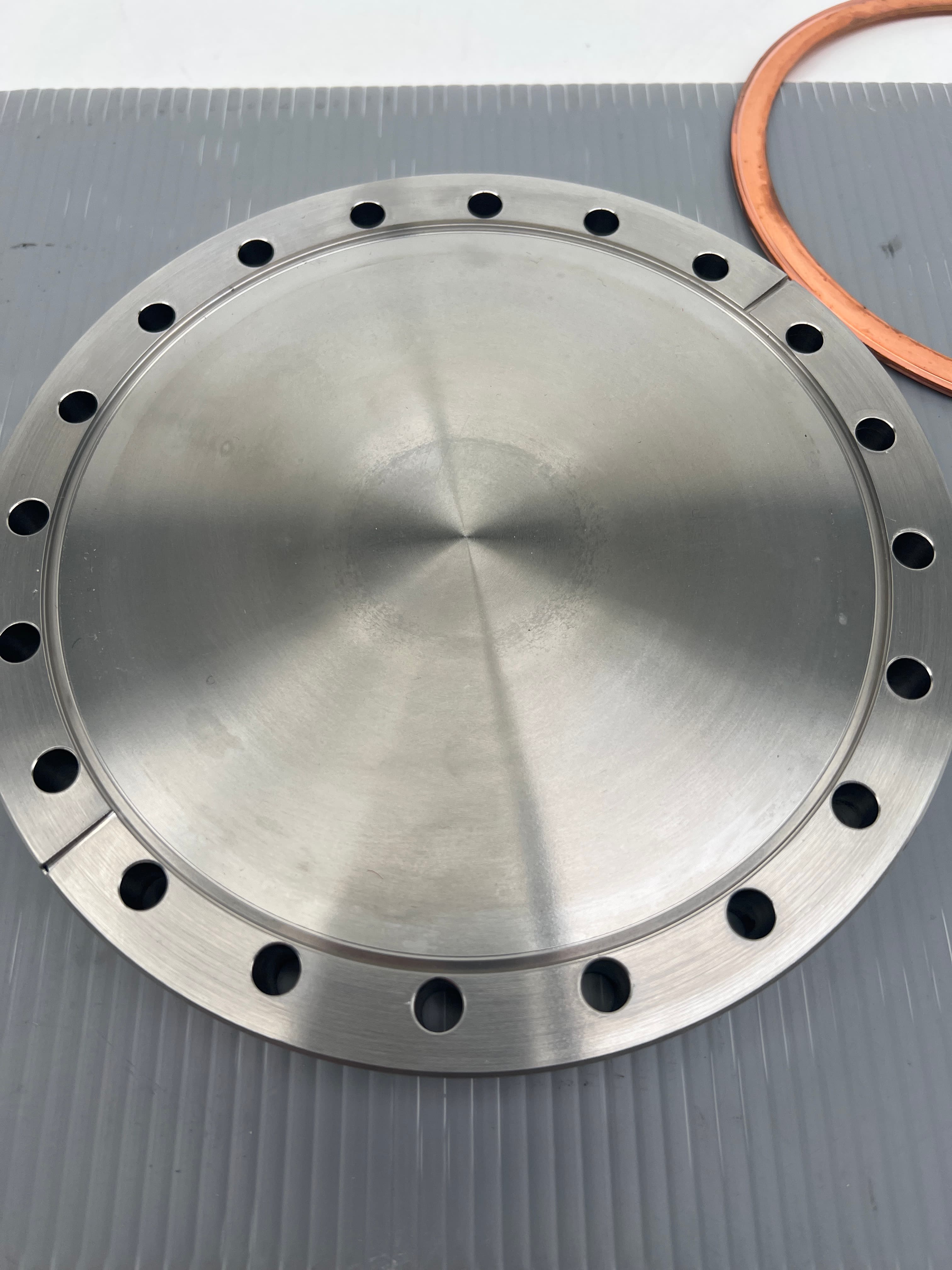 Vacuum UHV DN160CF 8.00" OD Fixed Conflat Blank, 304SS
