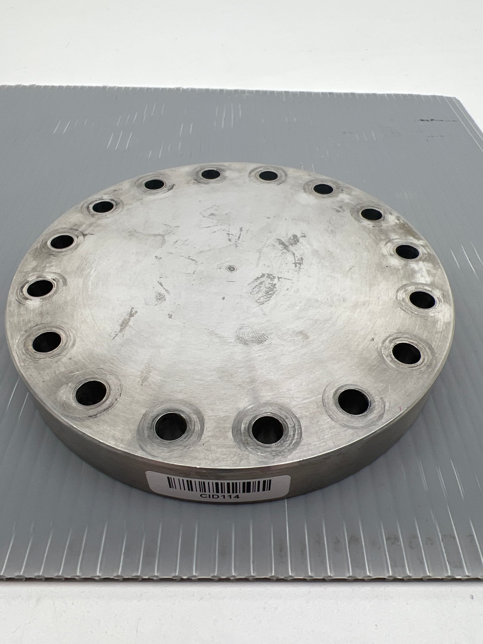 Vacuum UHV DN100CF 6.00" OD Fixed Conflat Blank, 304SS