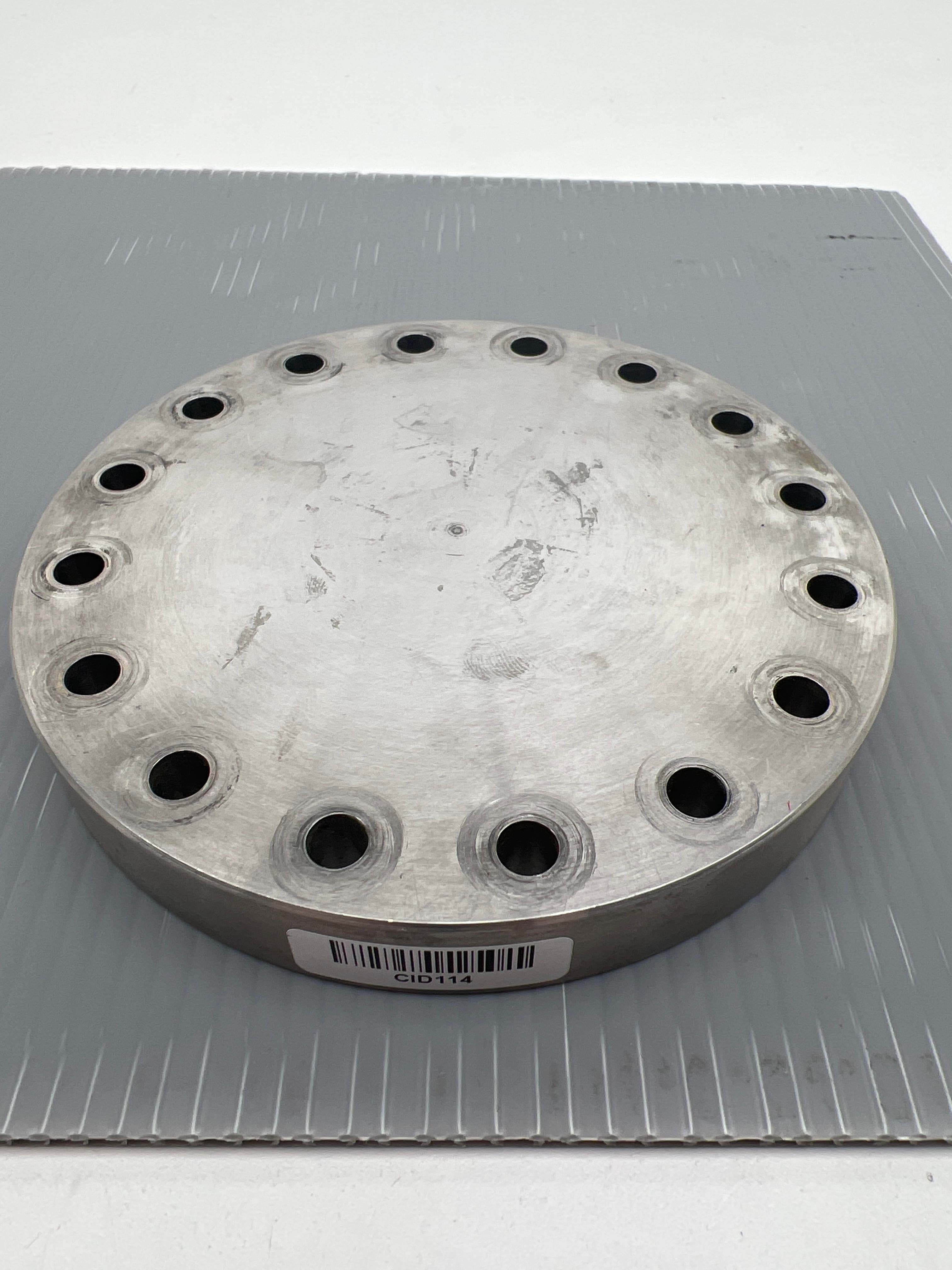 Vacuum UHV DN100CF 6.00" OD Fixed Conflat Blank, 304SS