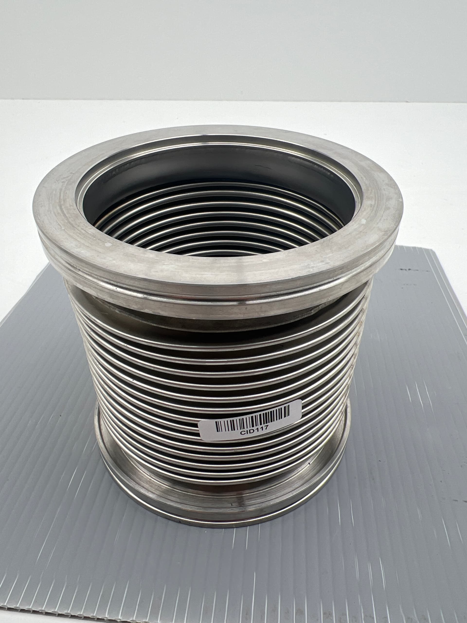 High Vacuum ISO100-K 5.12" OD Bellows, 304SS, 4.5"