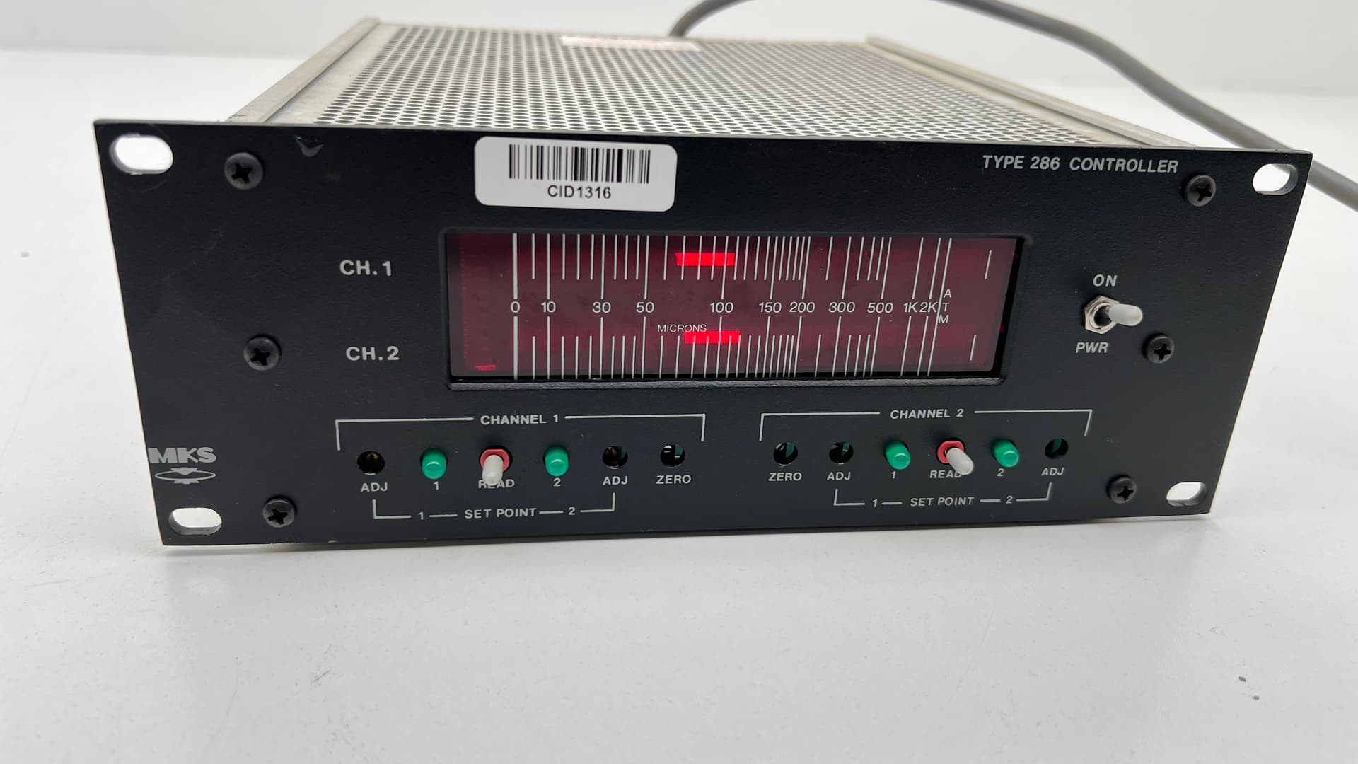 MKS Instruments 286 TC Gauge Controller, Two Channel