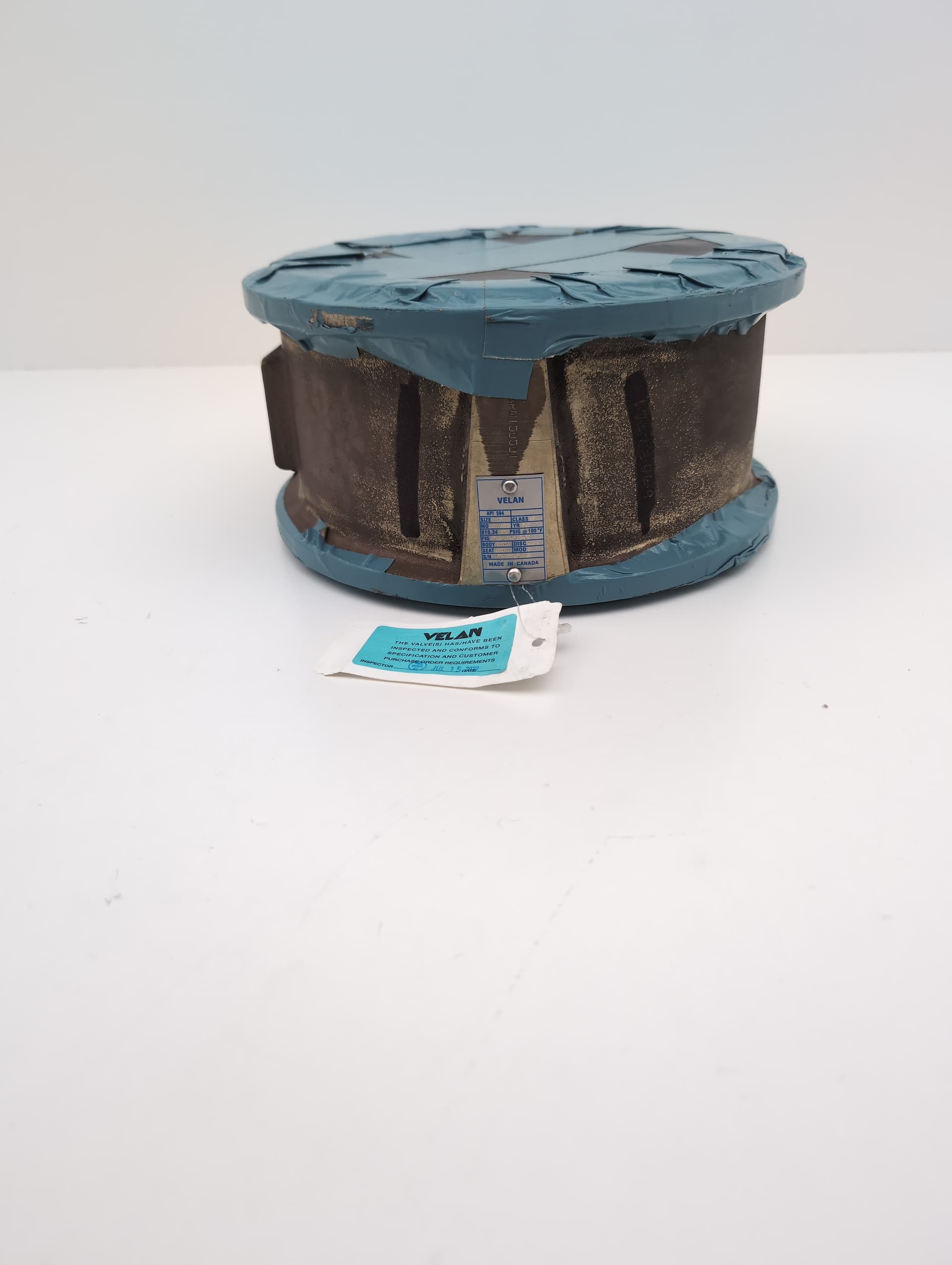 Velan API 594, Class 150 Check Valve, 8" Dual Plate, Bronze Body