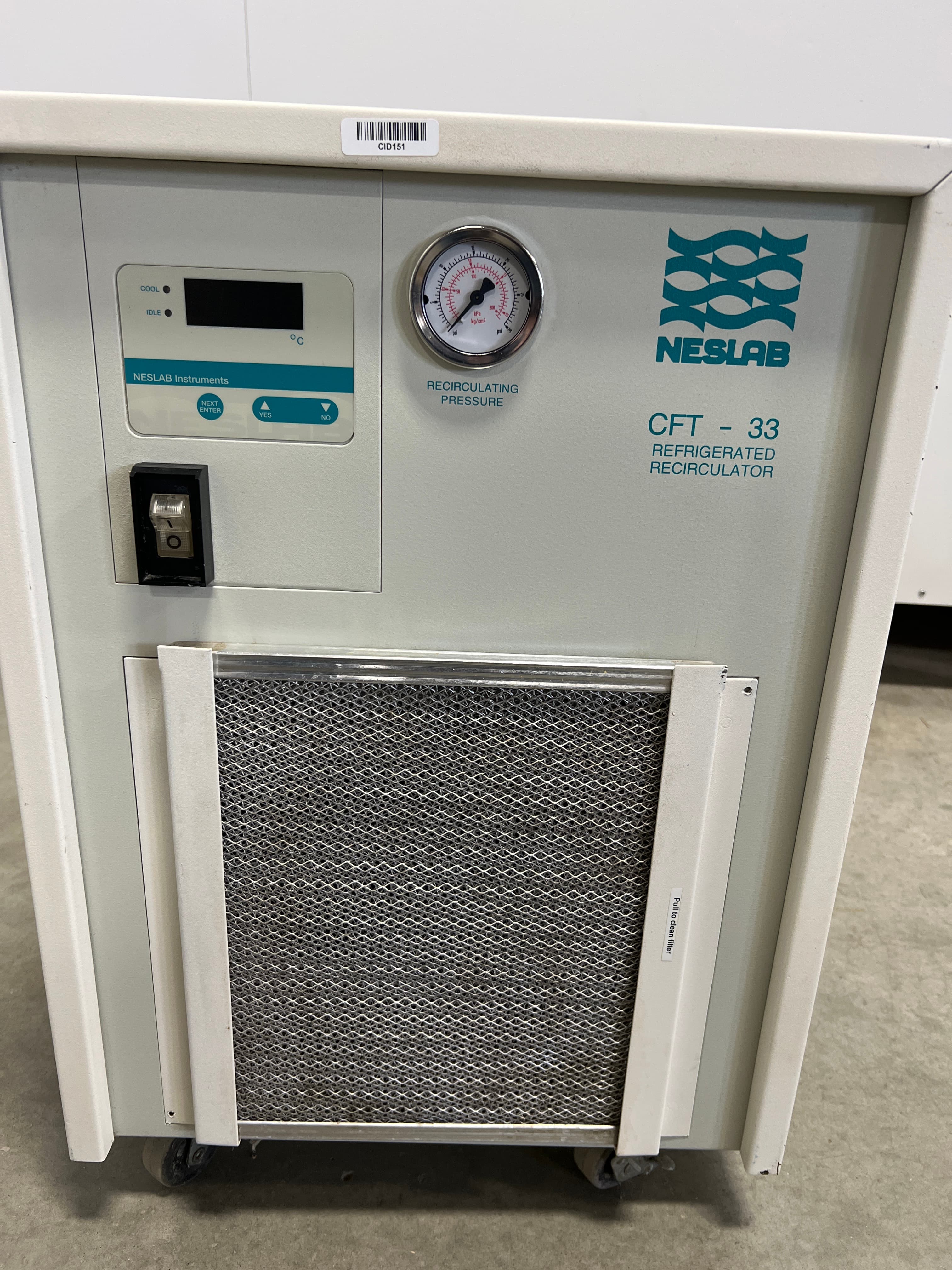 NESLAB CFT-33 Air-Cooled Recirculating Chiller 115V 60 Hz