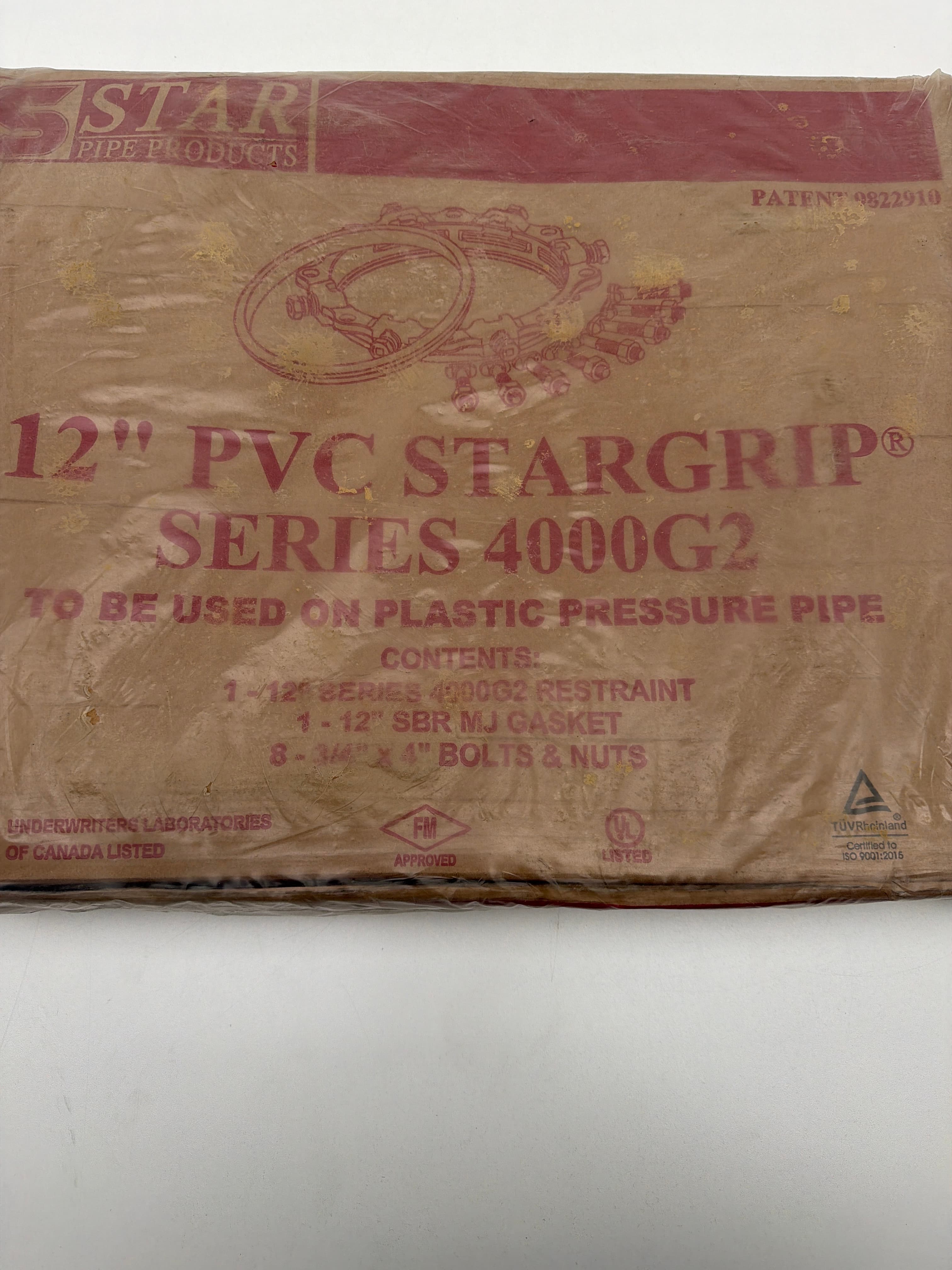 Star Pipe Products PVCPK40121G2 StarGrip 12" Mechanical Joint Wedge Restraint