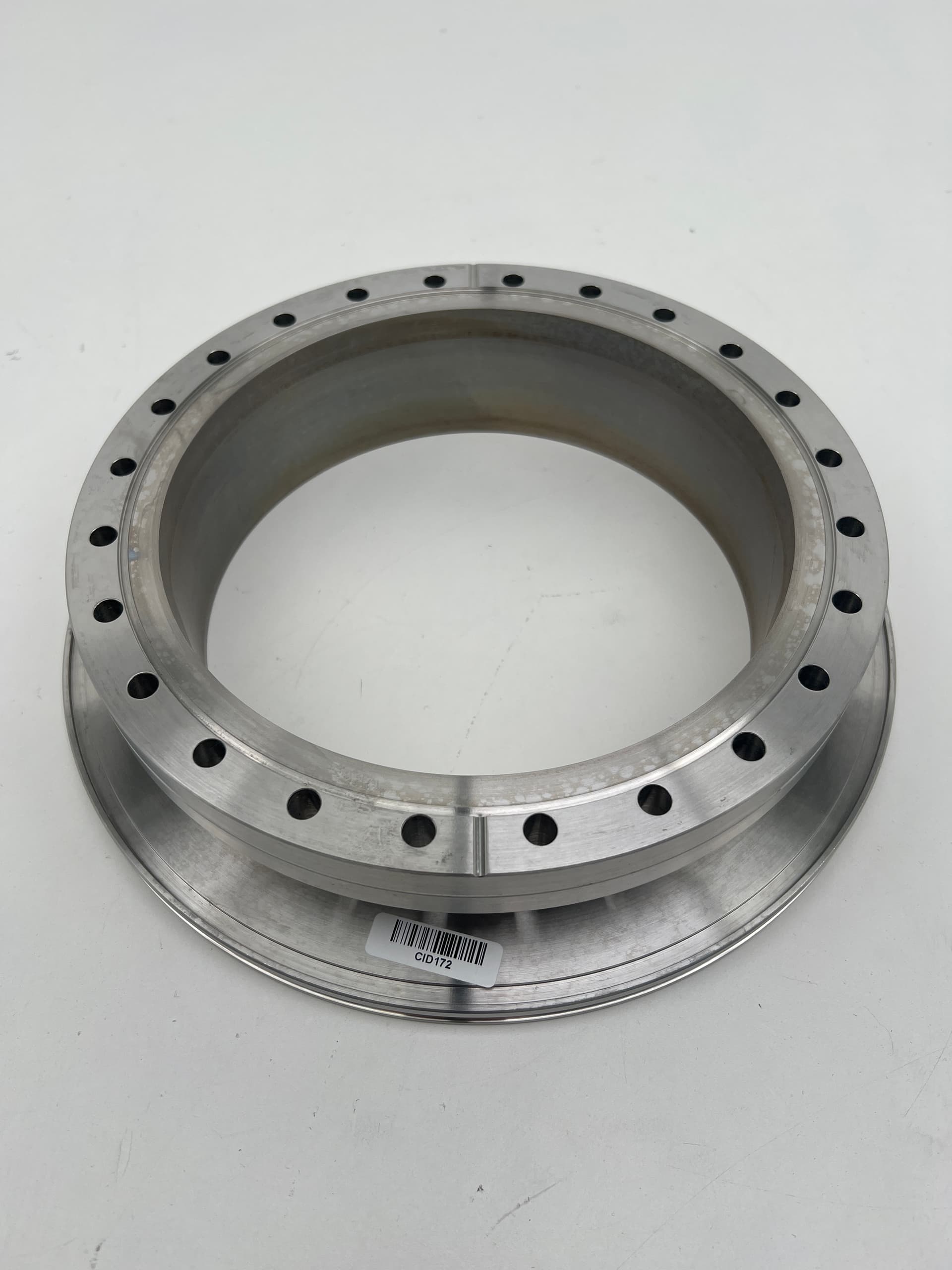UHV Vacuum DN200CF 10.00" OD to ISO250-K 11.42" OD Flange Adapter, 304 SS, 2.50"