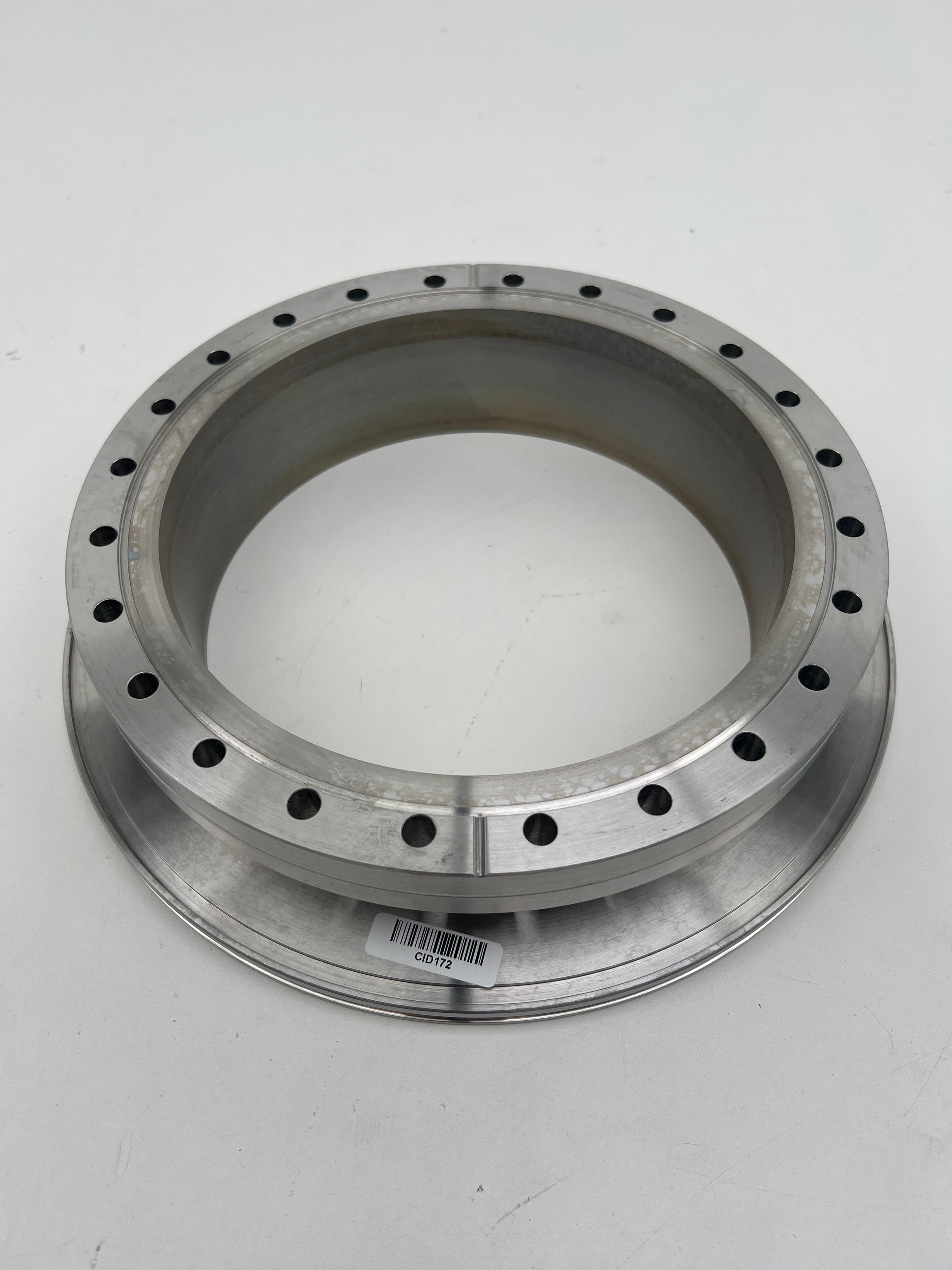 UHV Vacuum DN200CF 10.00" OD to ISO250-K 11.42" OD Flange Adapter, 304 SS, 2.50"