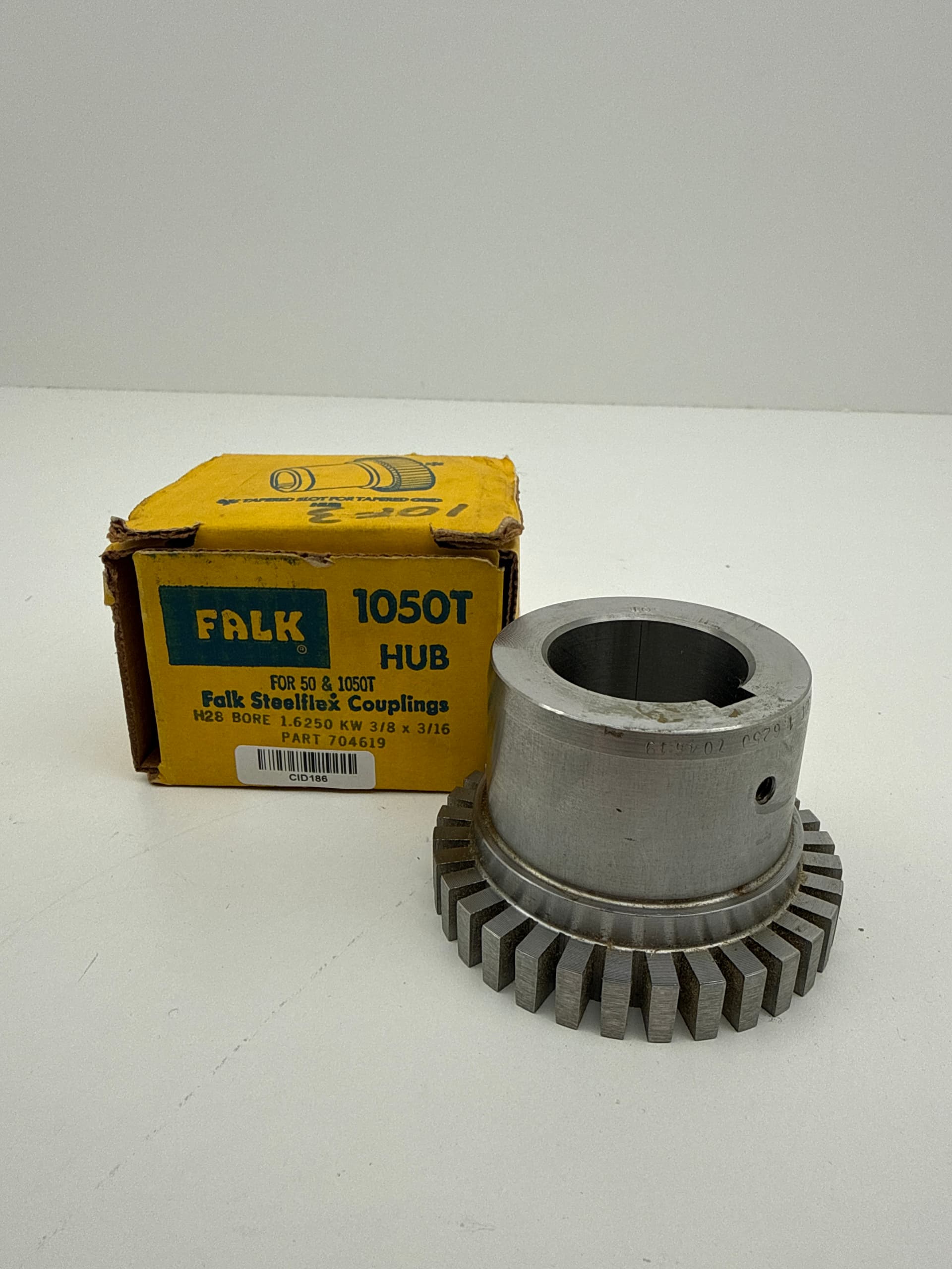 Falk H28 Bore 1.6250 KW 3/8 x 3/16 1050T Hub Steelflex Coupling Hub