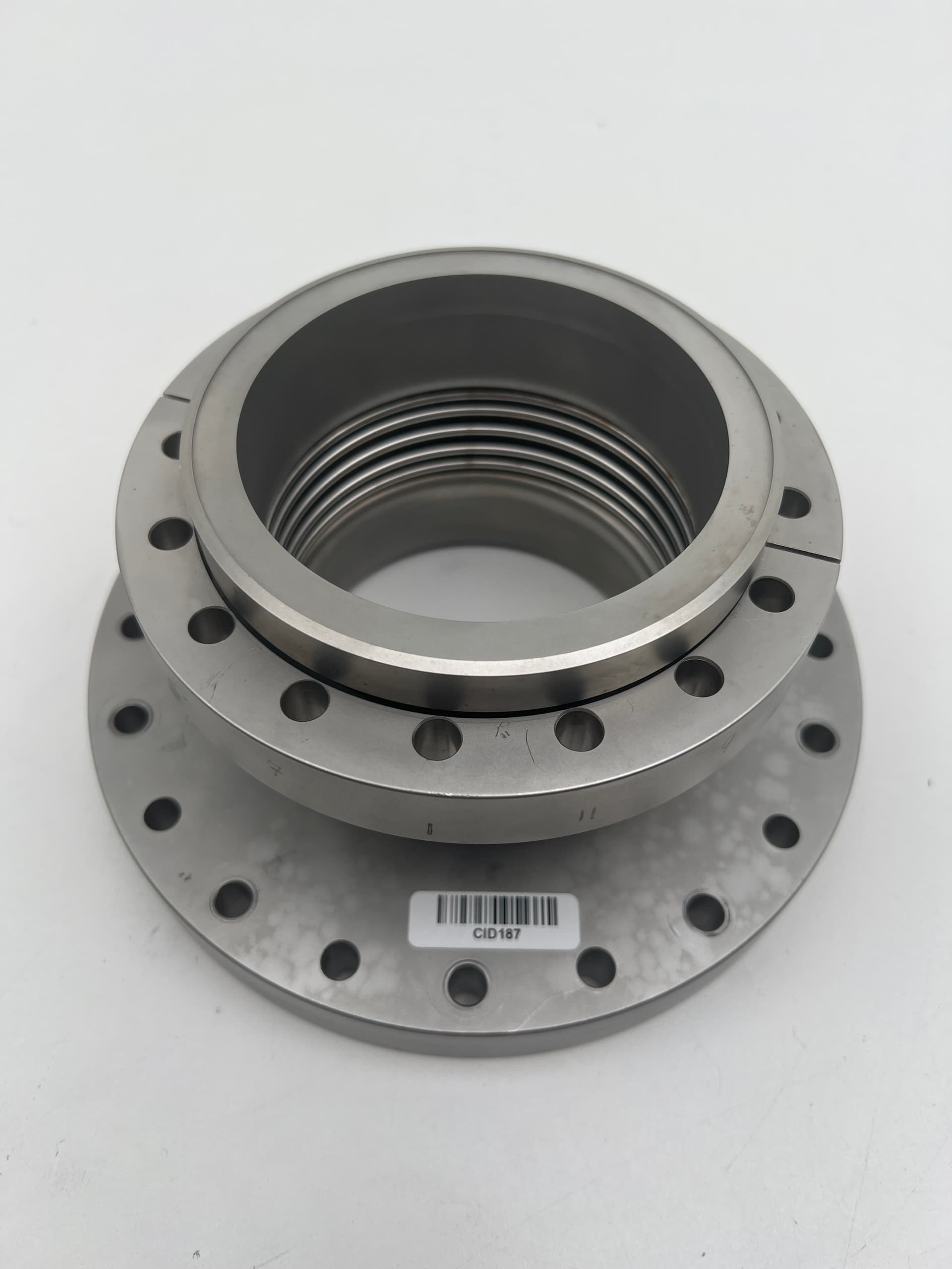 MKS HPS DN100CF 6.00" OD to DN160 8" OD Reducing Bellows Adapter, 304, 4"