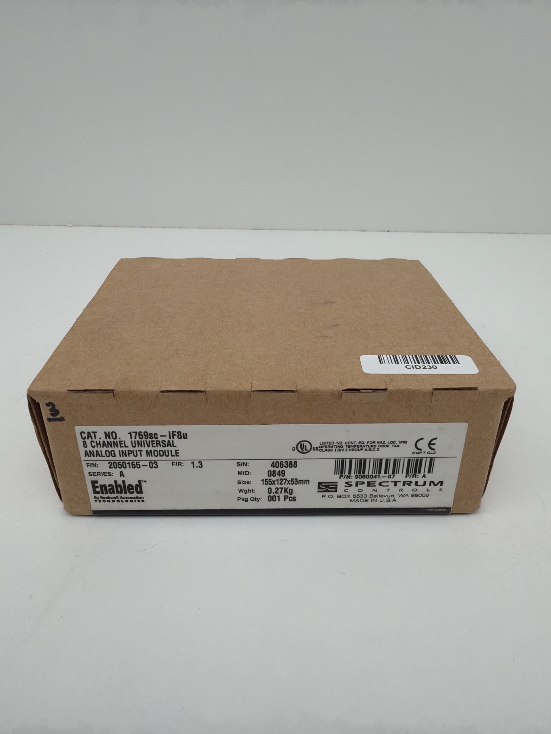 Spectrum Controls A-B 1769sc-IF8u 8 Channel Universal Analog Input Module Ser A