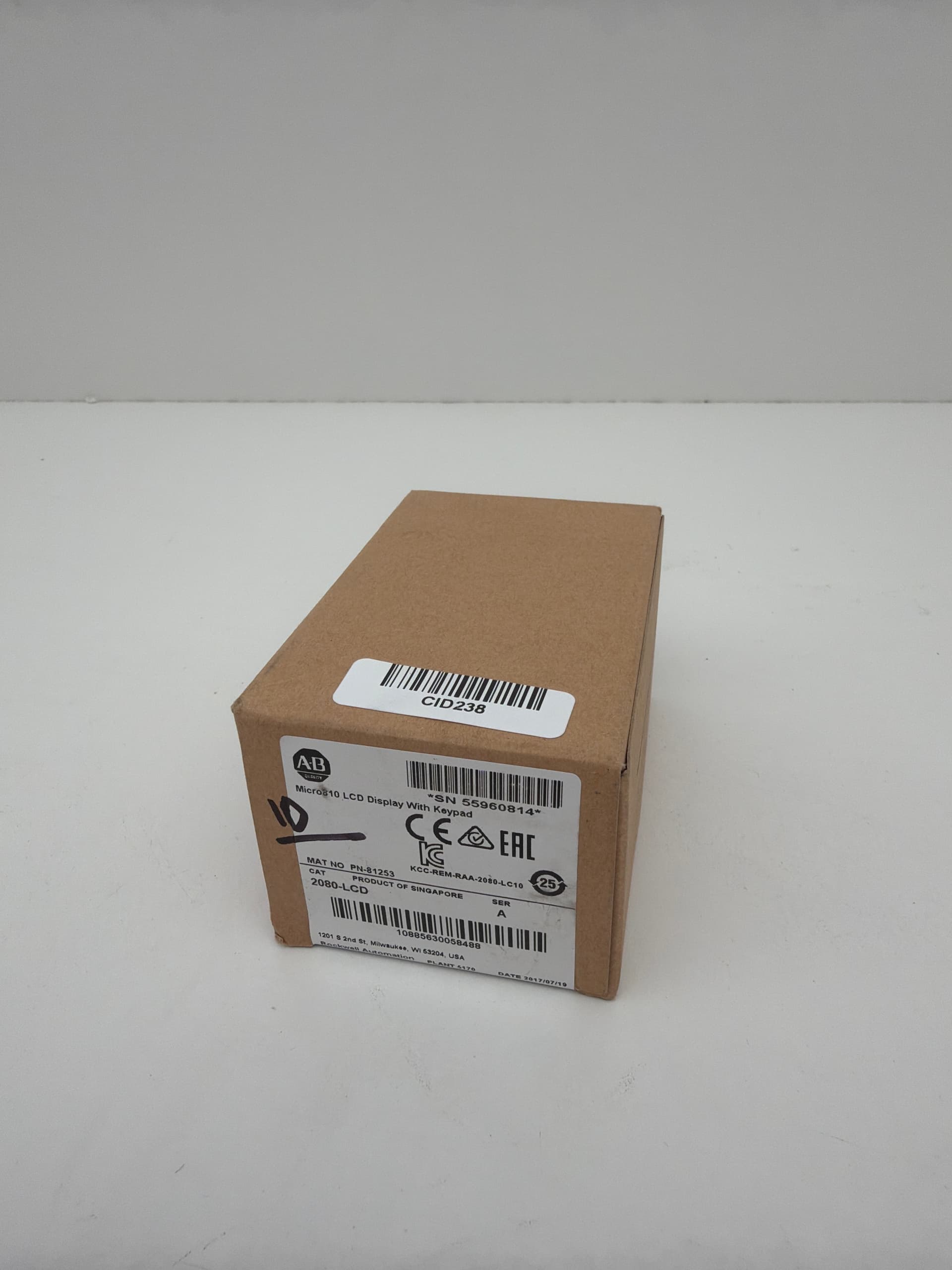 Allen-Bradley 2080-LCD Micro 810 LCD Display With Keypad Ser A