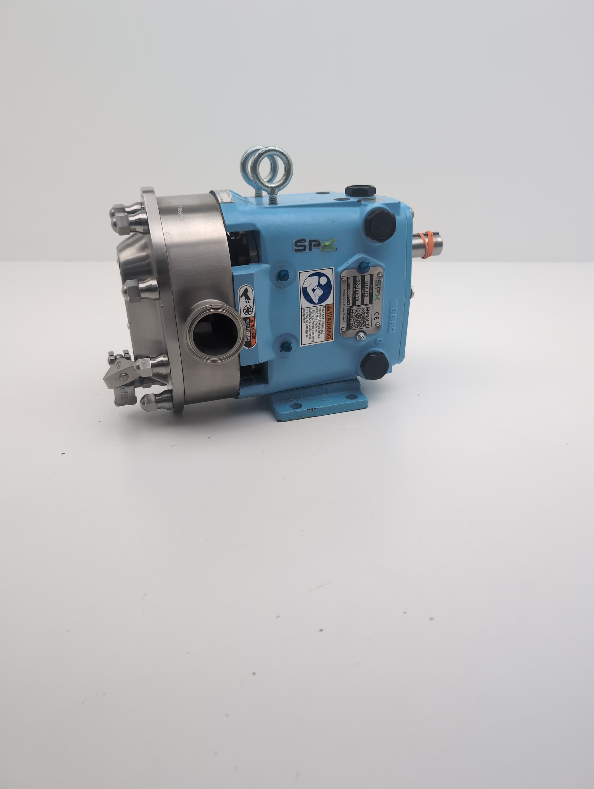 Waukesha Cherry-Burrell 018 U2 Positive Displacement Pump, Sanitary, 1.5"