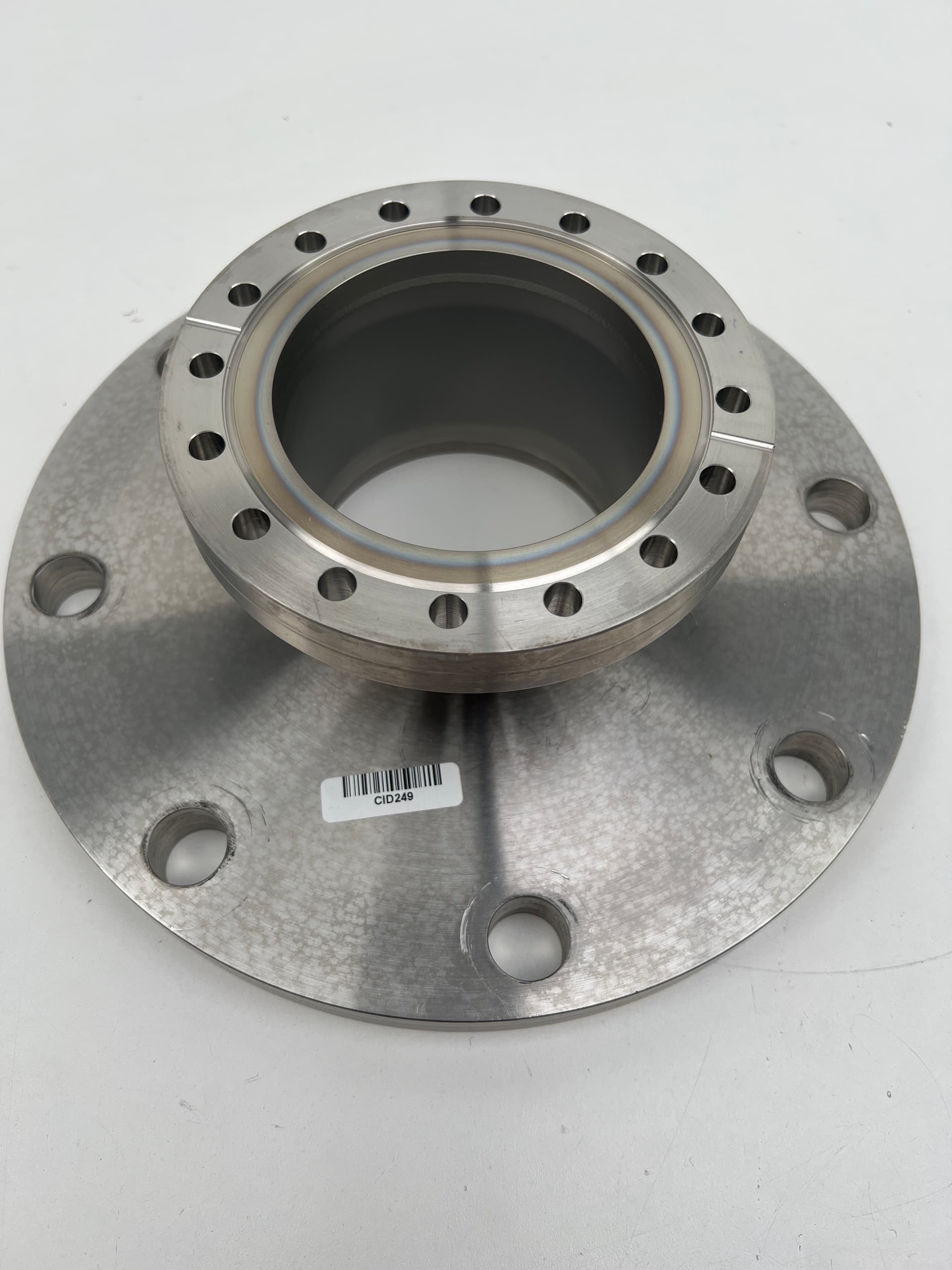 HV Vacuum ASA 6, 8 bolt to 6" OD Conflat Nipple Adaptor, 304SS, 3.5"