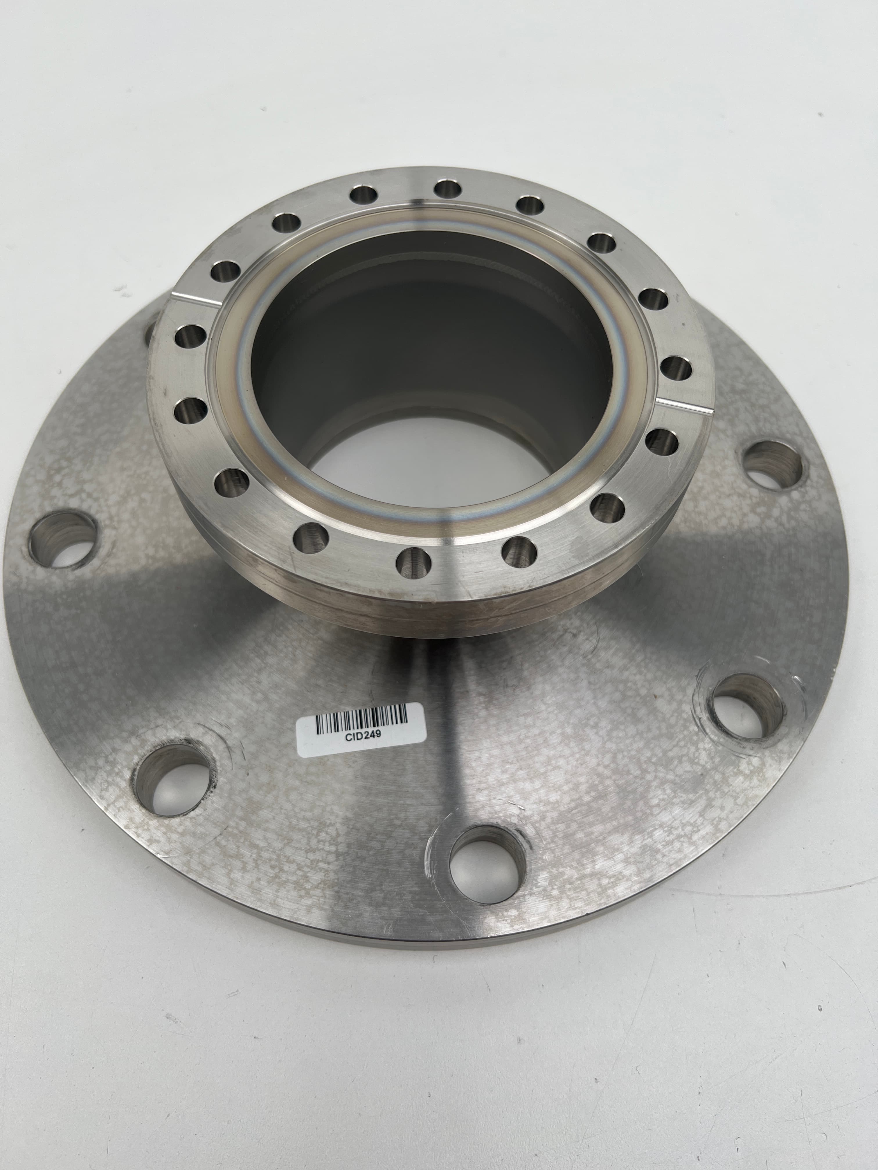 HV Vacuum ASA 6, 8 bolt to 6" OD Conflat Nipple Adaptor, 304SS, 3.5"