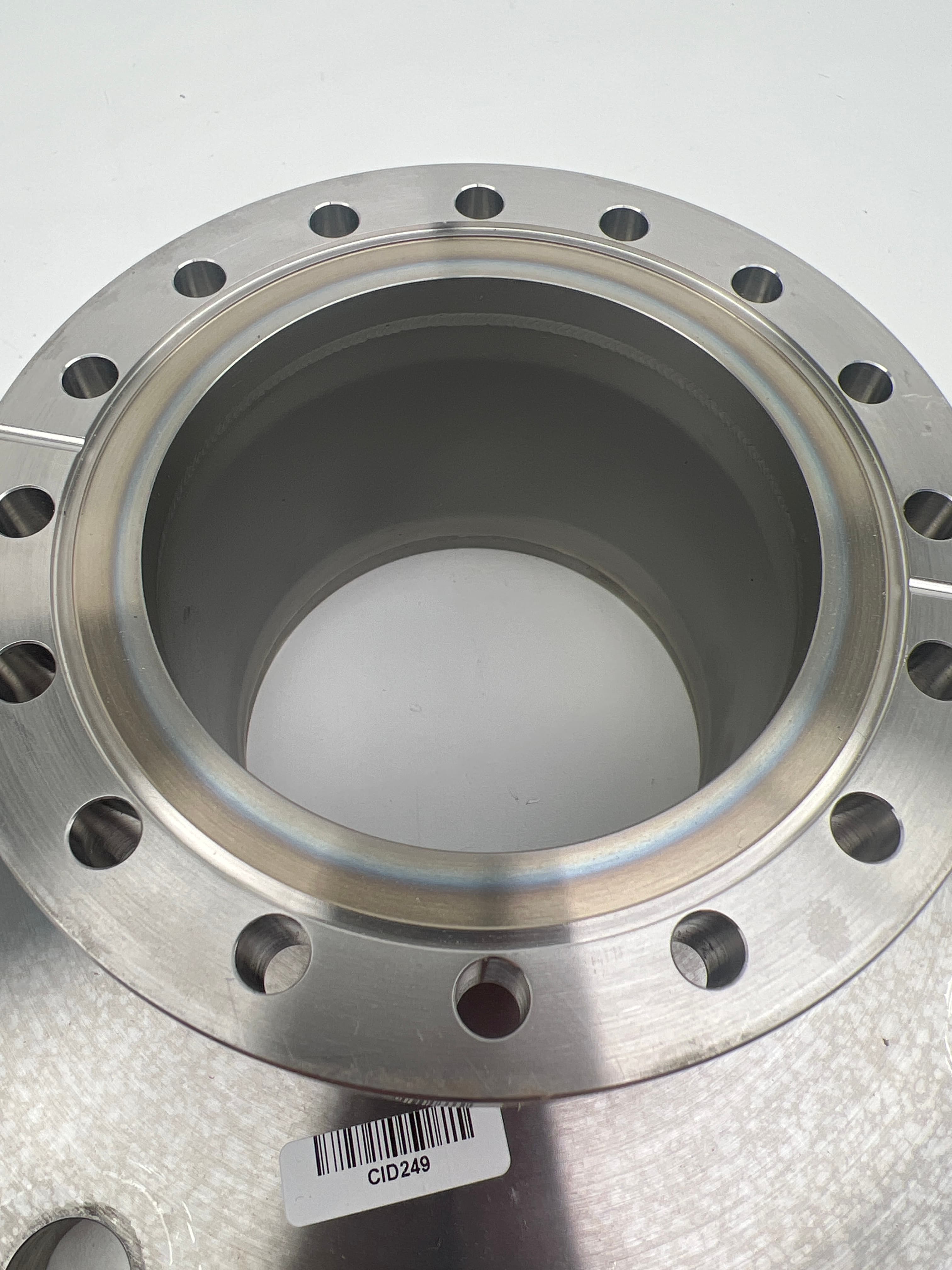 HV Vacuum ASA 6, 8 bolt to 6" OD Conflat Nipple Adaptor, 304SS, 3.5"