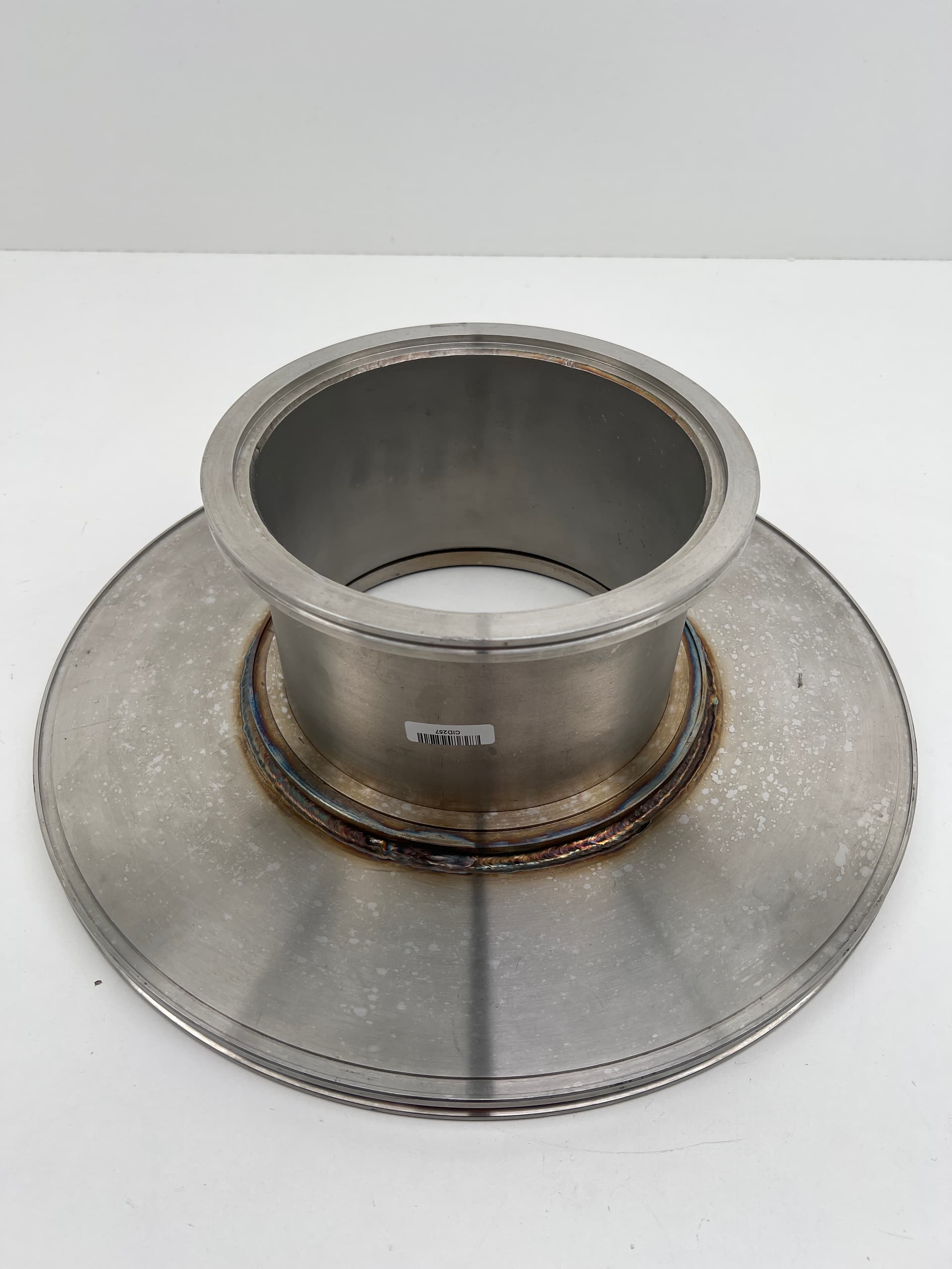HV Vacuum ISO400-K 17.72" OD to ISO200K 9.45" OD Adaptor, 304SS, 6" Long