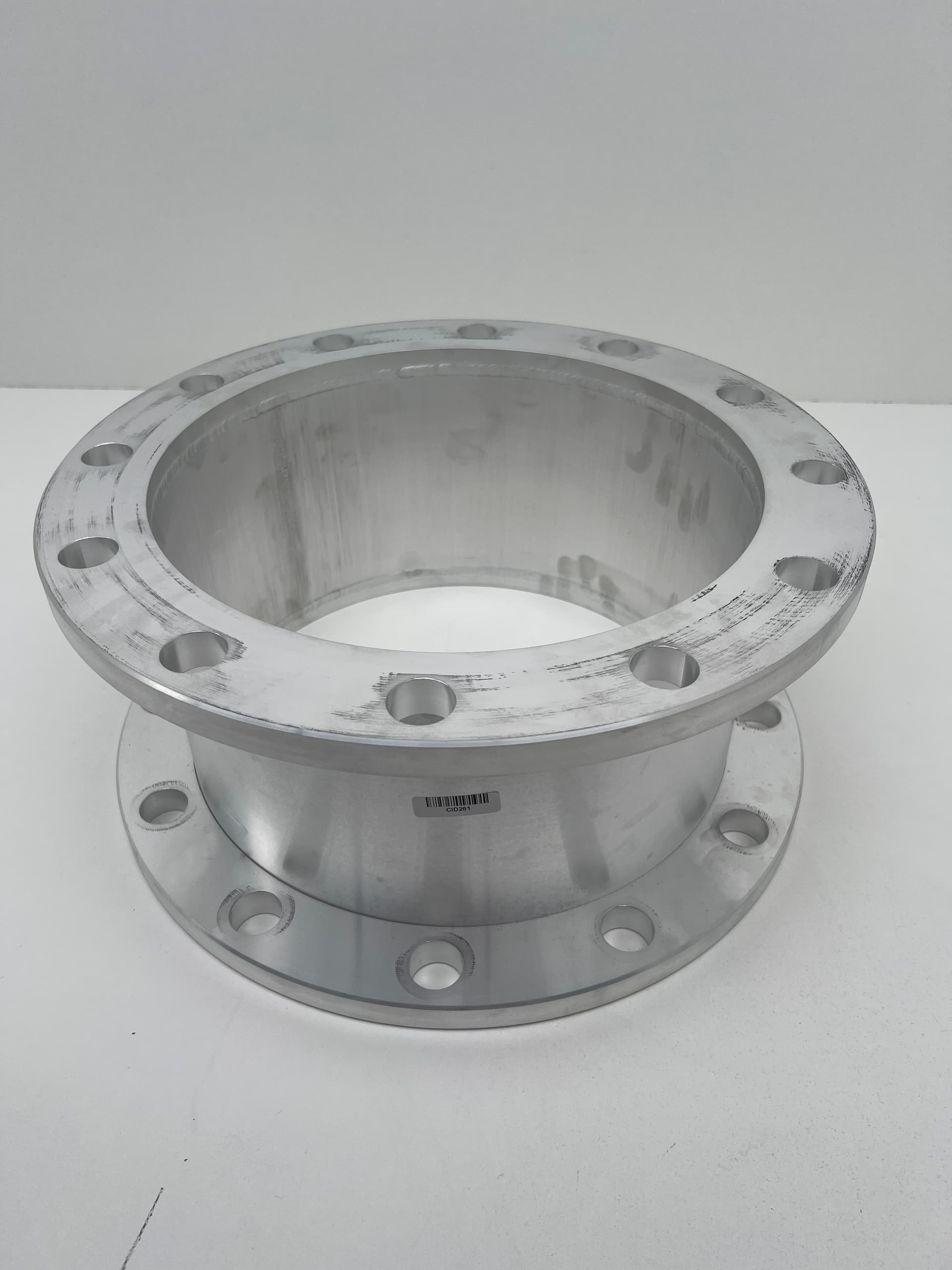 HV Vacuum ASA1000, 16" OD x ASA1000, 16" OD Aluminum Nipple, 7.25" Long