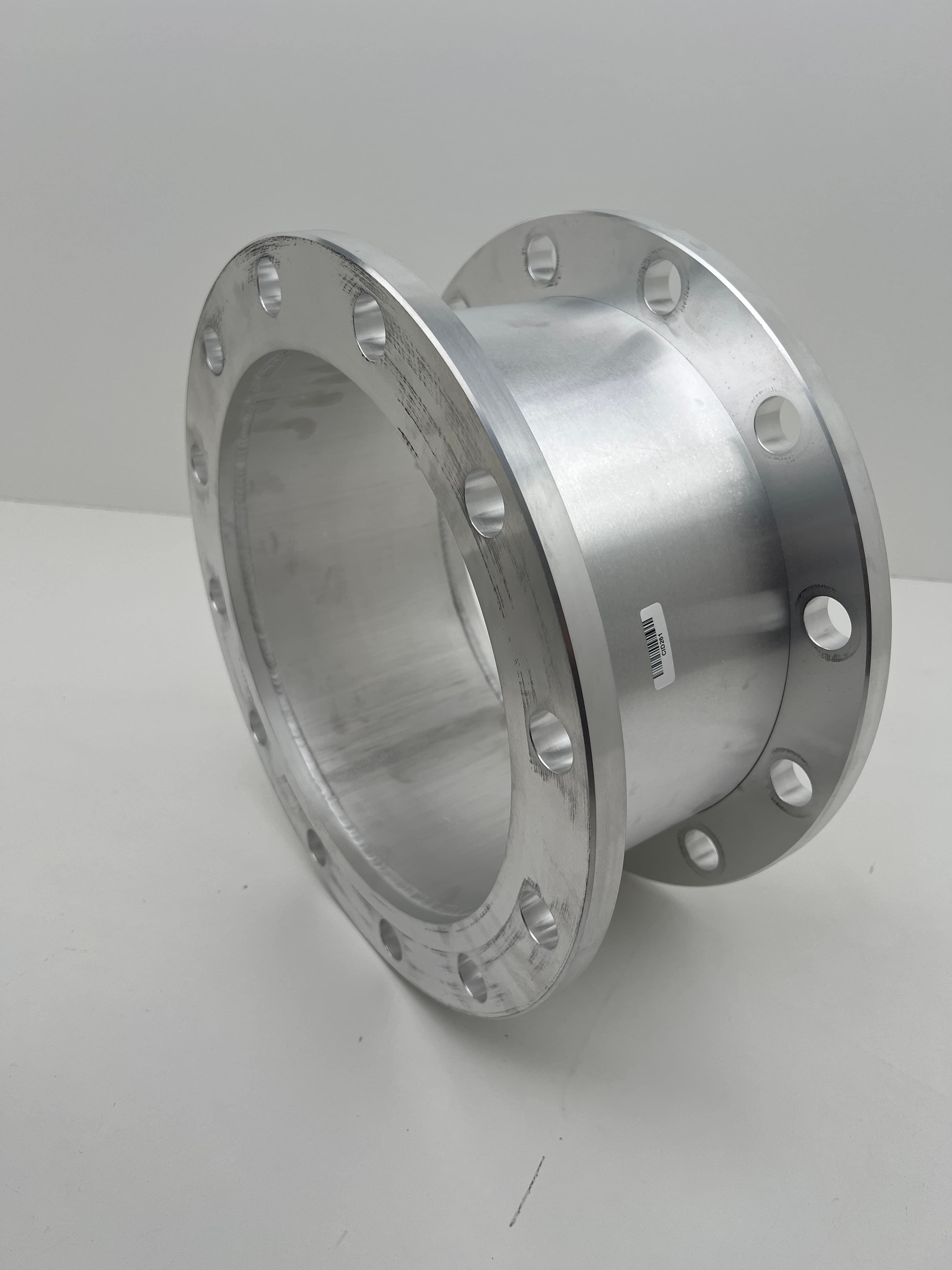 HV Vacuum ASA1000, 16" OD x ASA1000, 16" OD Aluminum Nipple, 7.25" Long