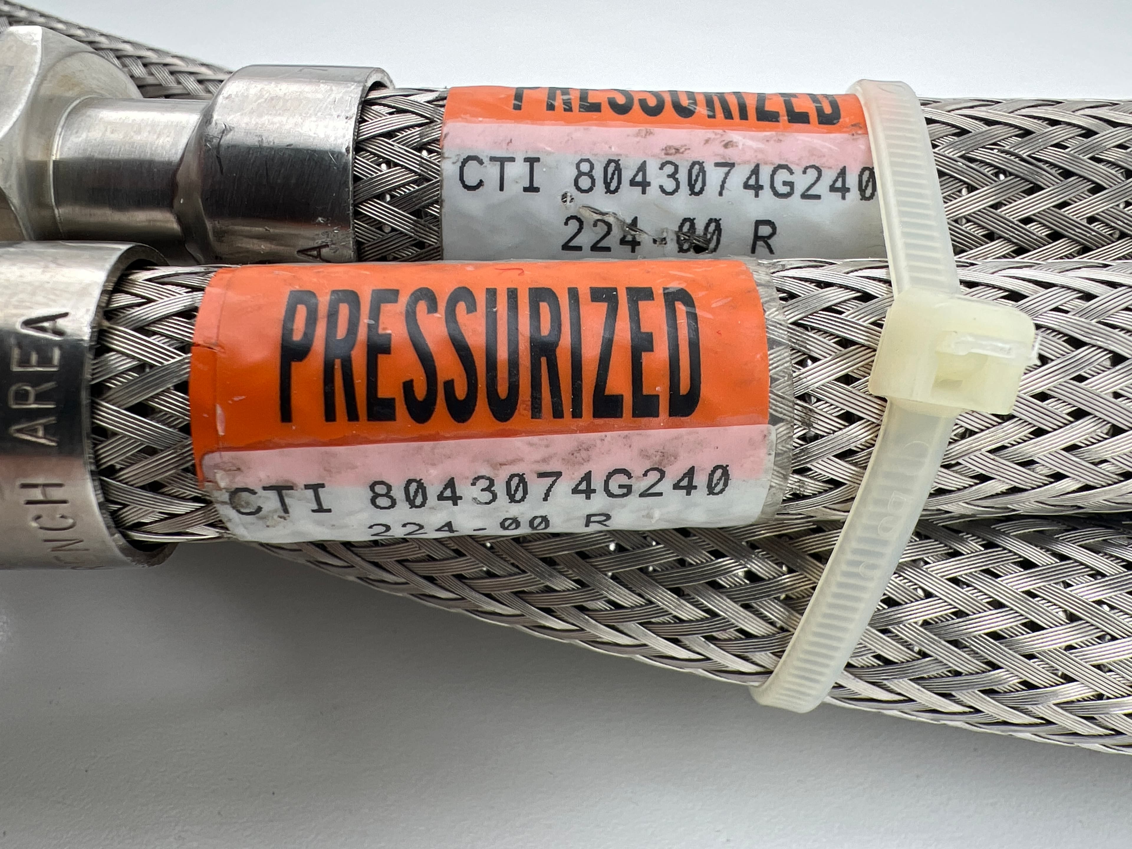 CTI Cryogenics Edwards 8043074G240 1/2" x 20' Helium Cryogenic Lines, Pair