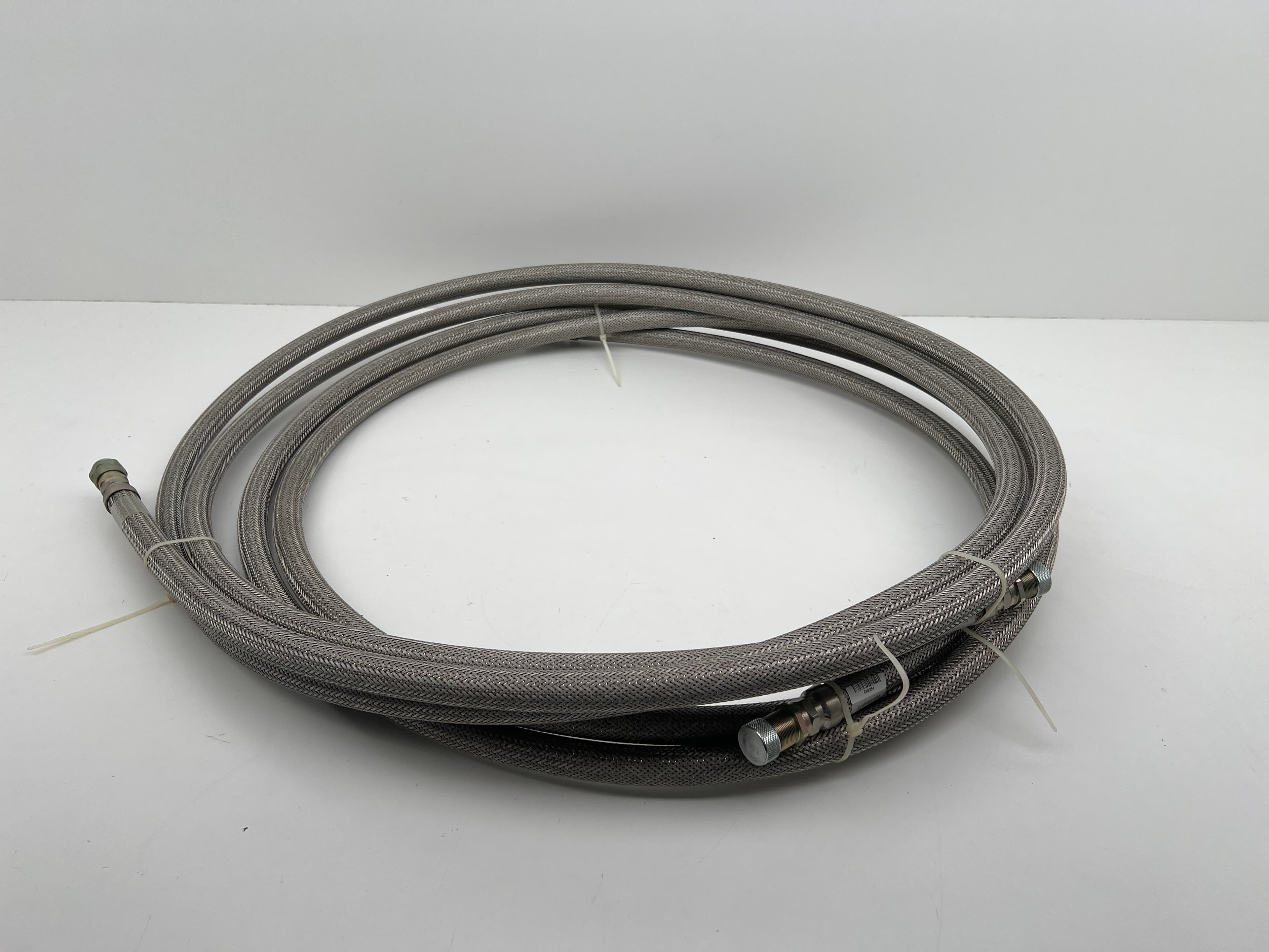CTI Cryogenic Edwards 8081608G18, AMAT 3400-01109 3/4" Helium Lines, Pair, 18' L