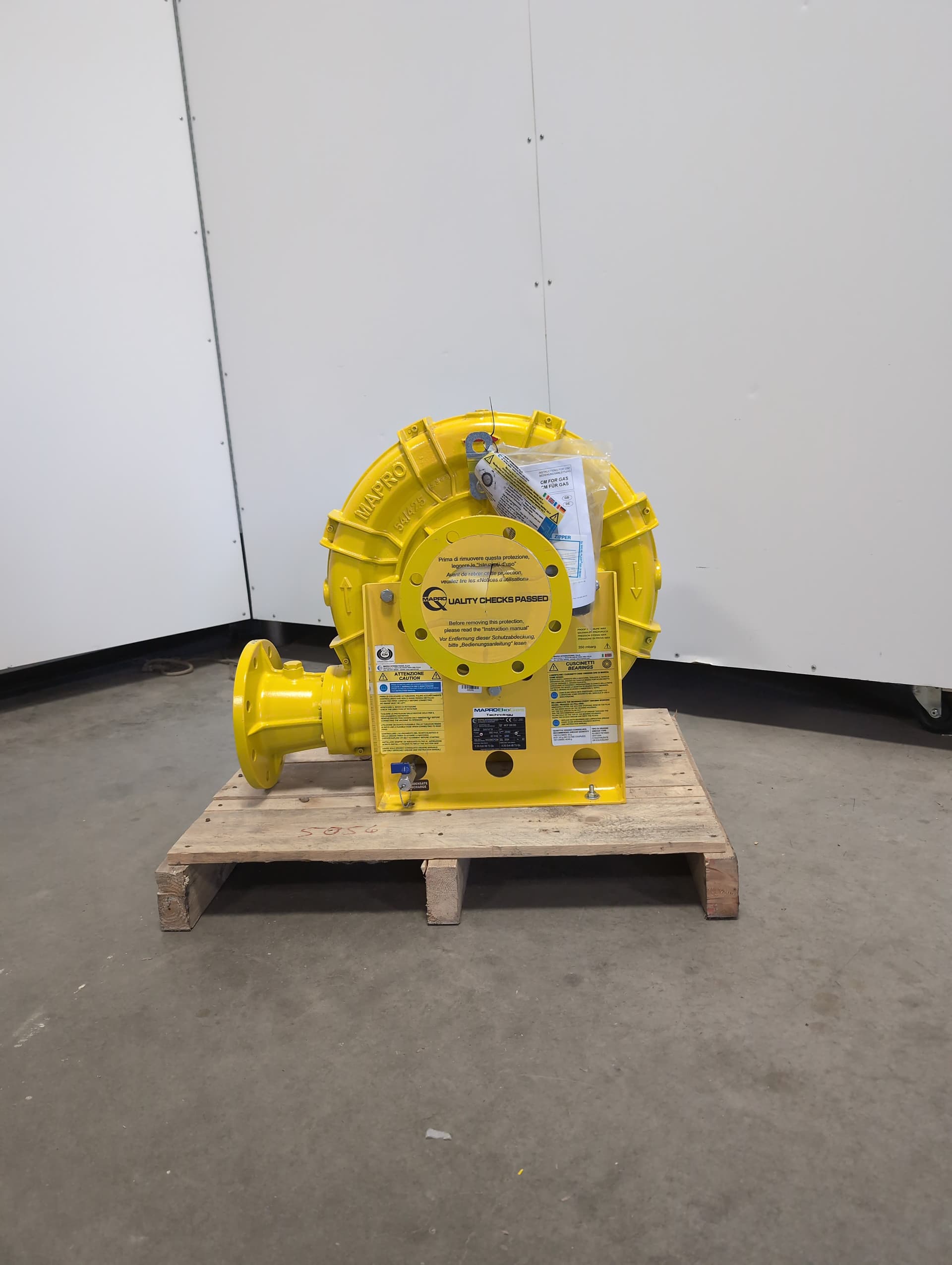 MAPRO MCF 390 BS Centrifugal Fan, Natural Gas, Biogas