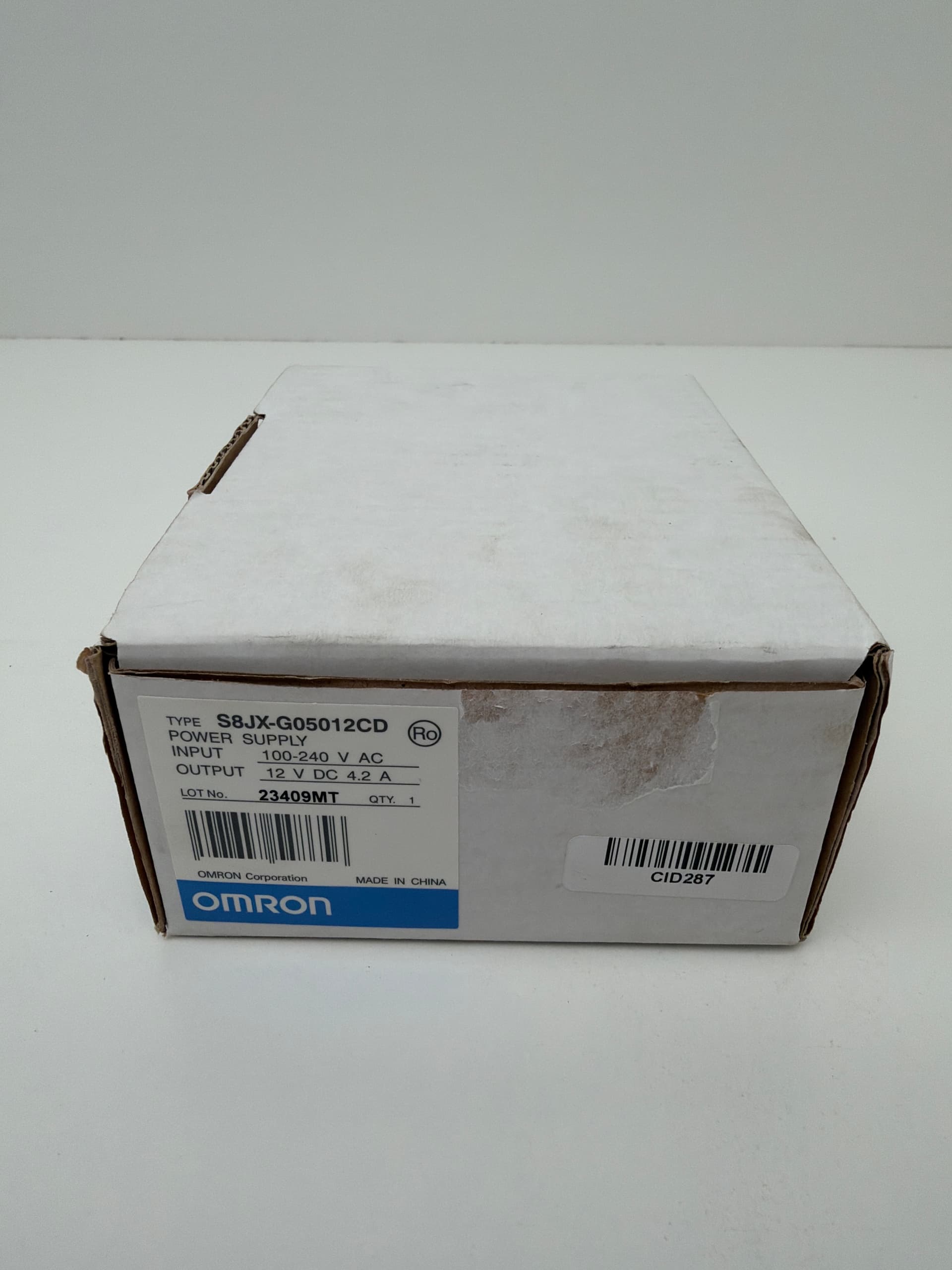 Omron S8JX-G05012CD Power Supply In: 100-240VAC Out: 12VDC 4.2A