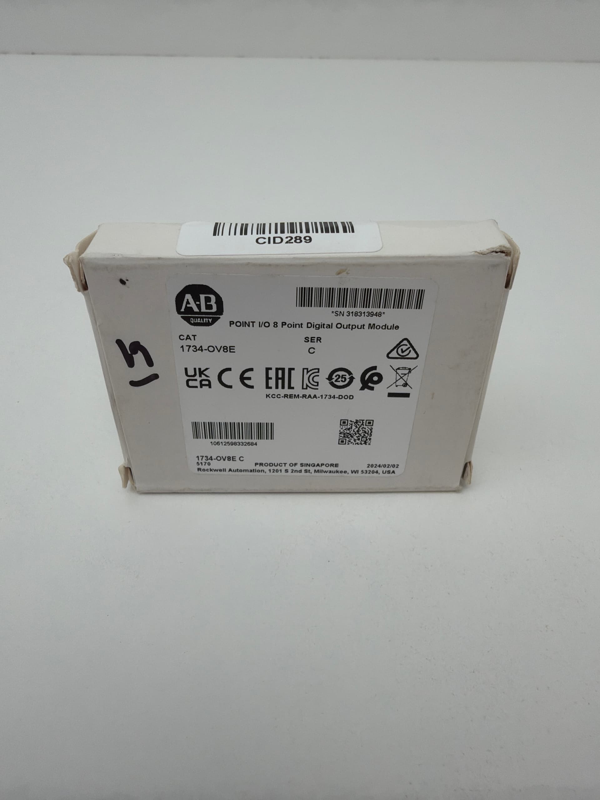 Allen-Bradley 1734-OV8E 8 Point Digital Output Module Ser C