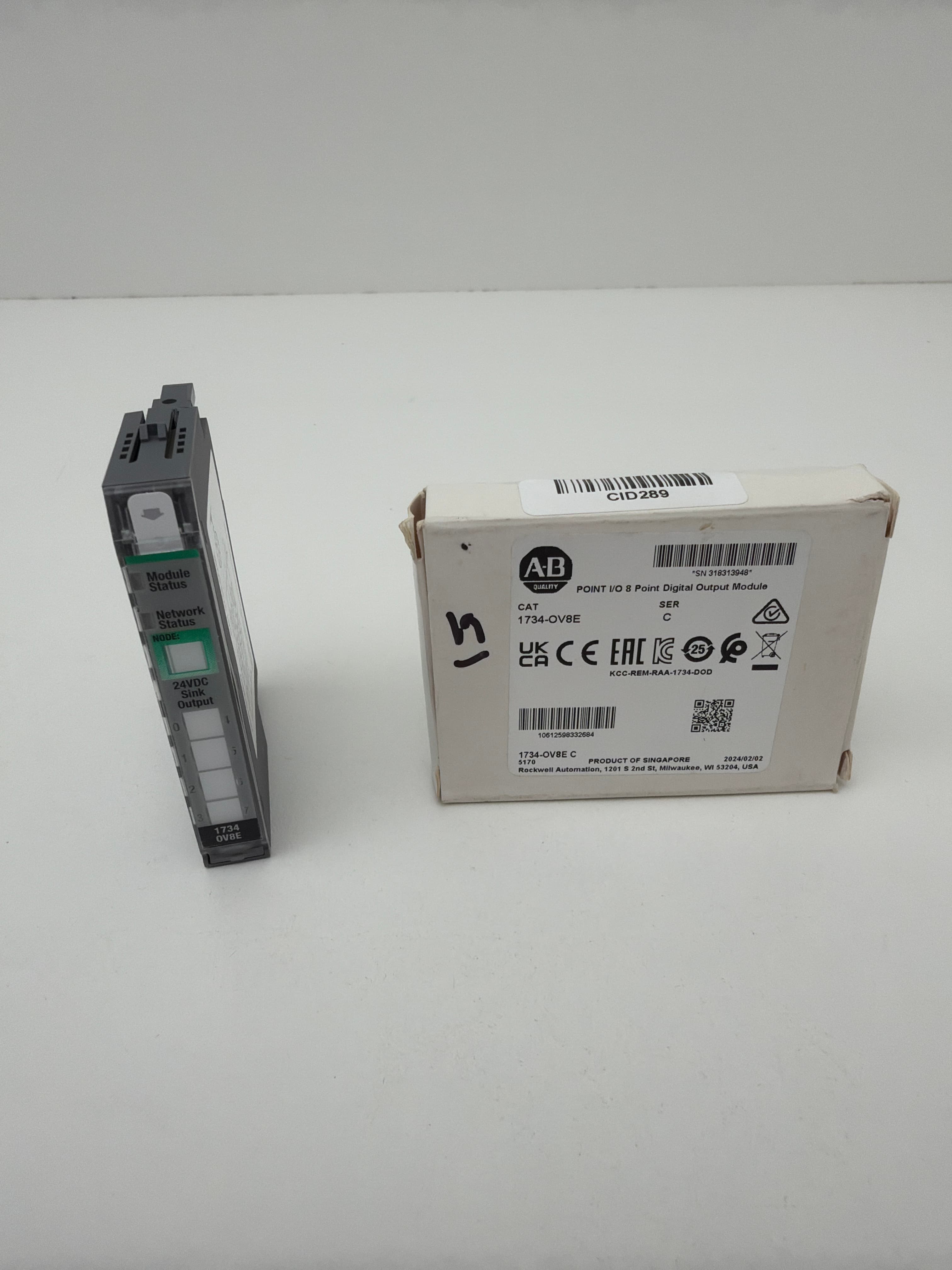 Allen-Bradley 1734-OV8E 8 Point Digital Output Module Ser C