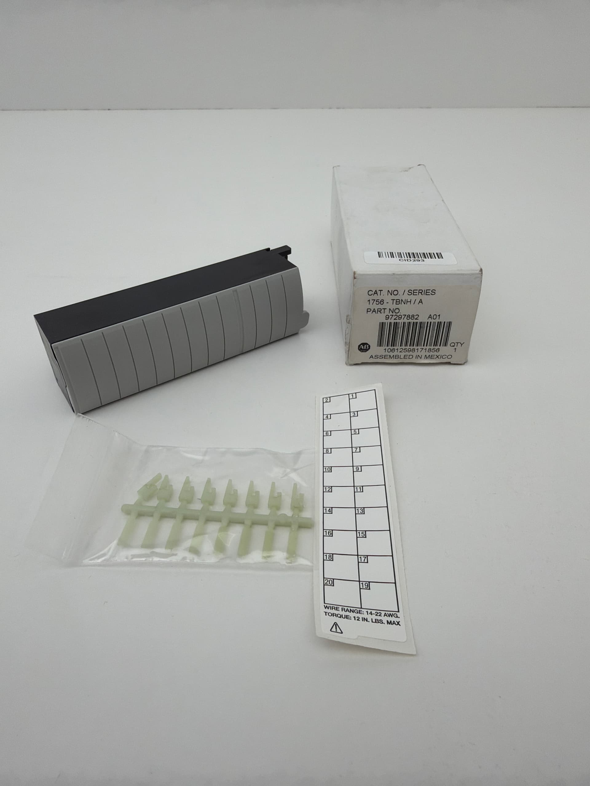 Allen-Bradley 1756-TBNH Controllogix 20 Pin Screw Terminal Block Ser A