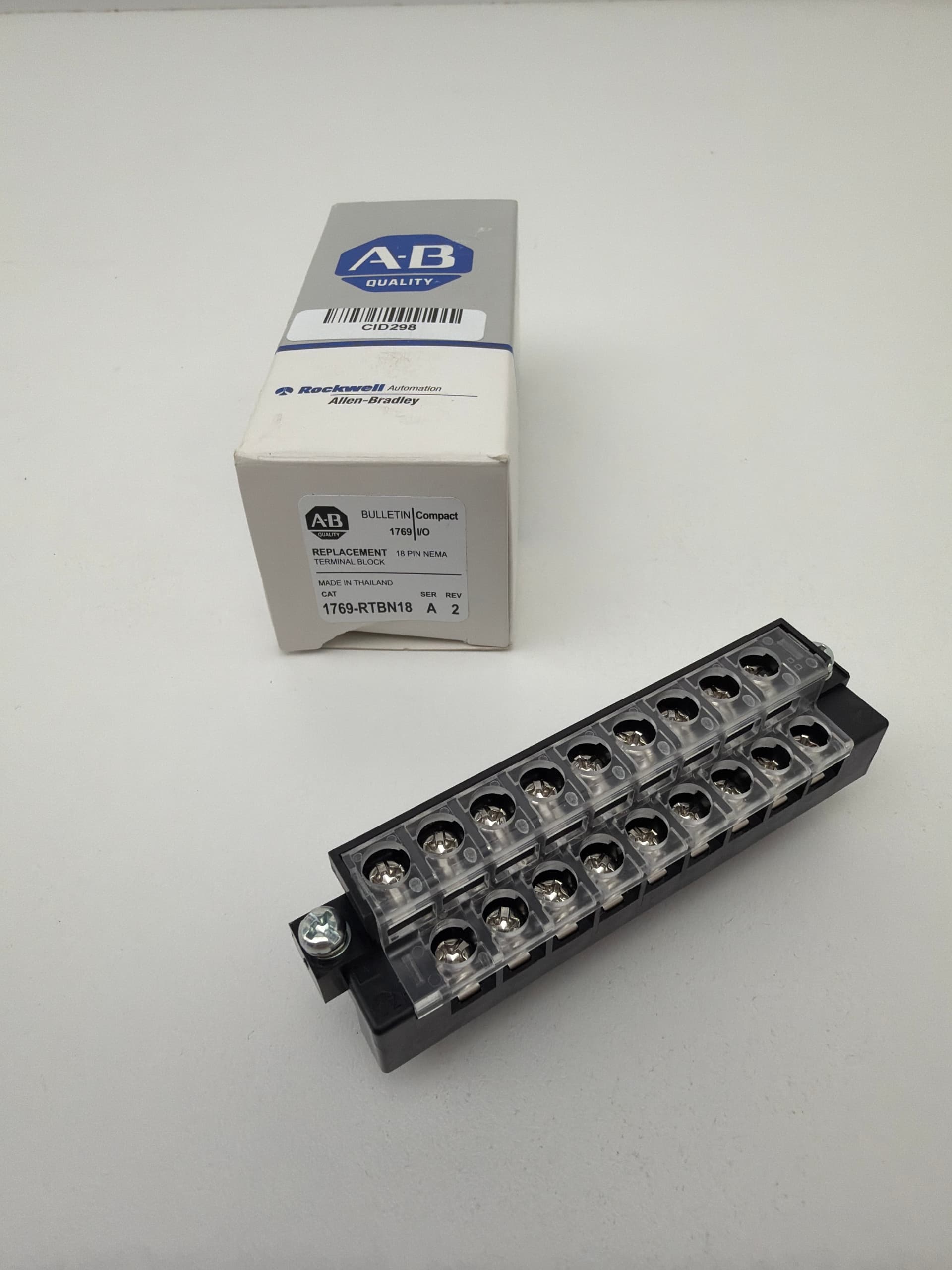 Allen-Bradley 1769-RTBN18 CompactLogix 18 Pin Terminal Block, Ser A, Rev 2