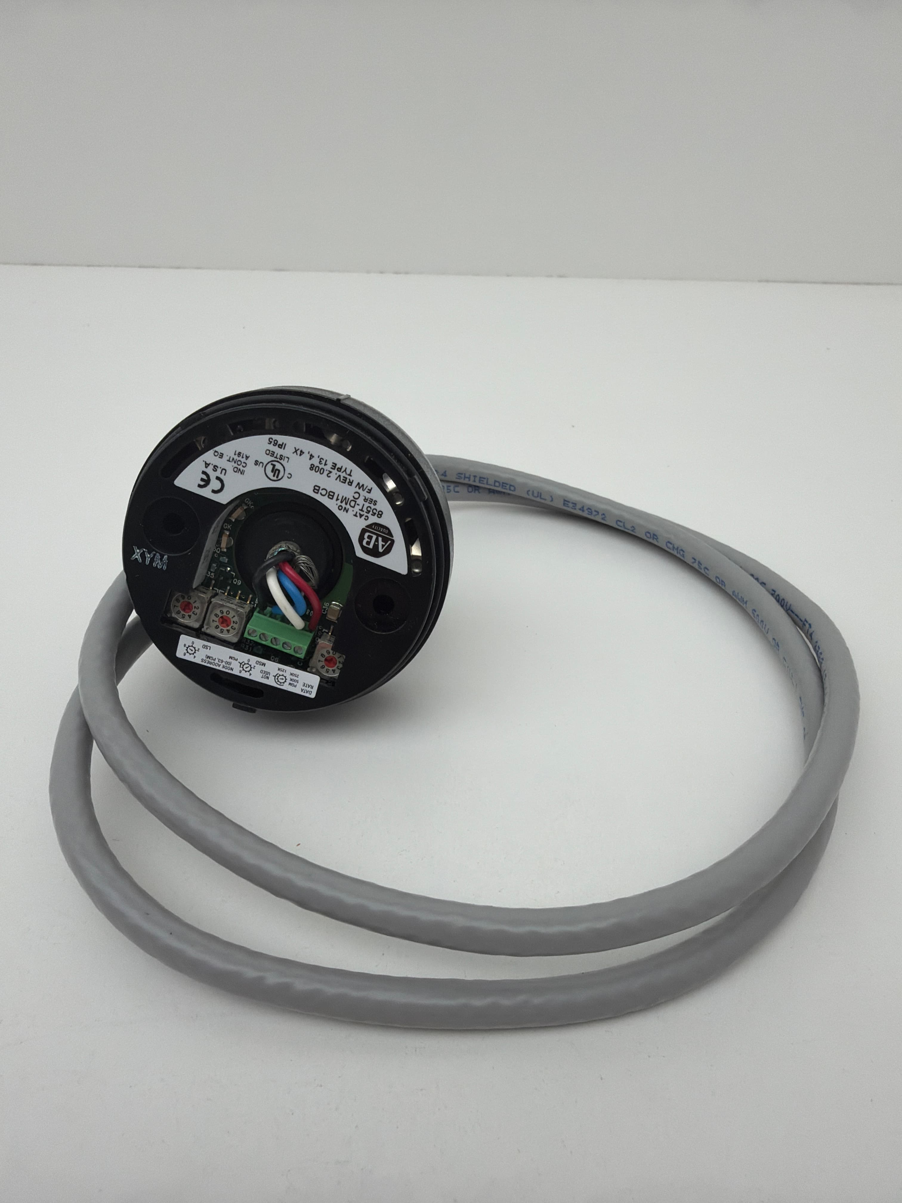 Allen-Bradley 855T-DM1BCBC DeviceNet Base 70 mm Stack Lights Ser C