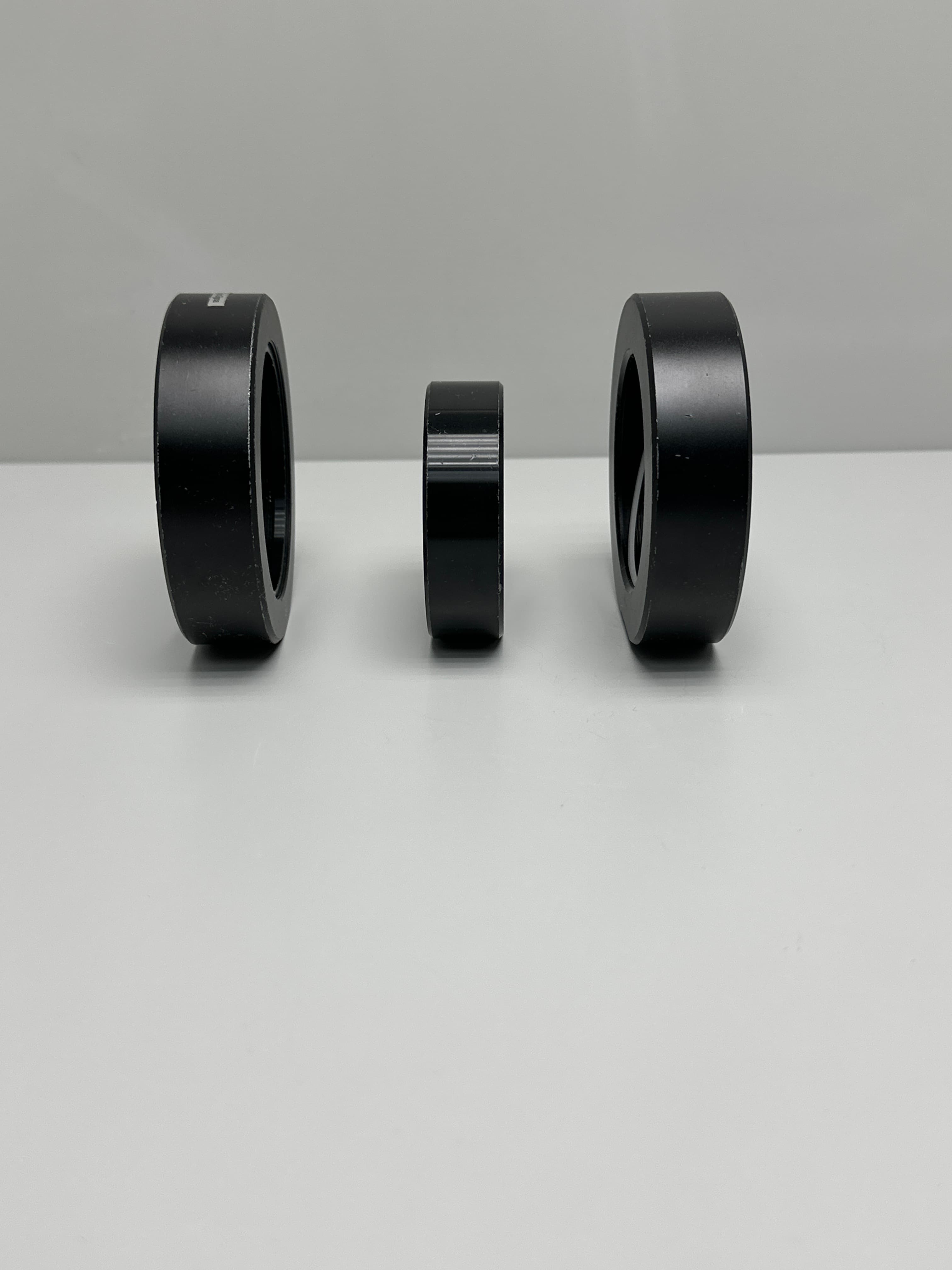 Optosigma Fixed Lens Holders, (2) 60mm, (1) 40mm Optics