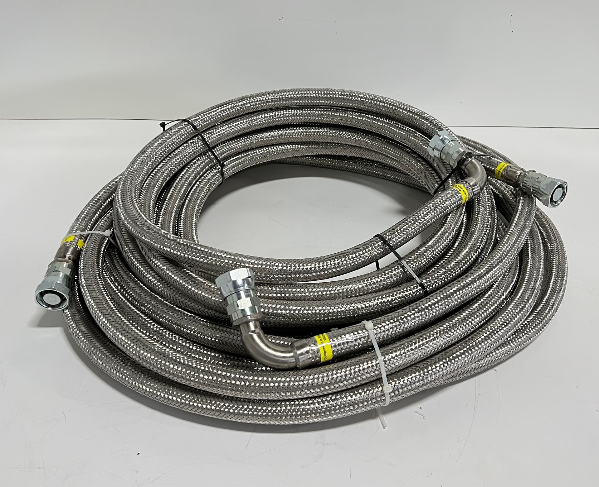 Cryogenic Helium Lines, Supply and Return 1" ID x 40' Long, Female Connections,