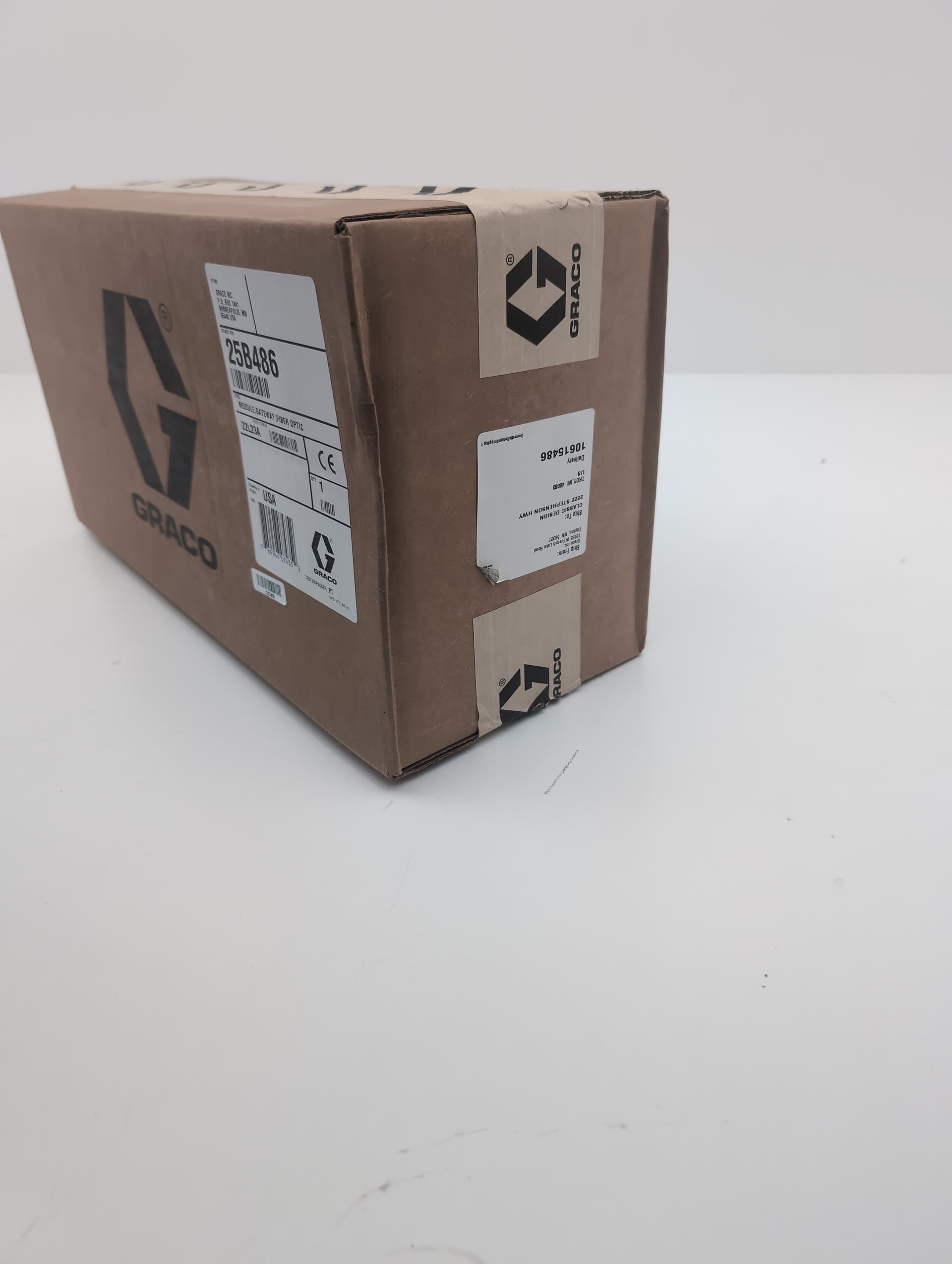 Graco 25B486 MODULE ,GATEWAY, FIBER OPTIC