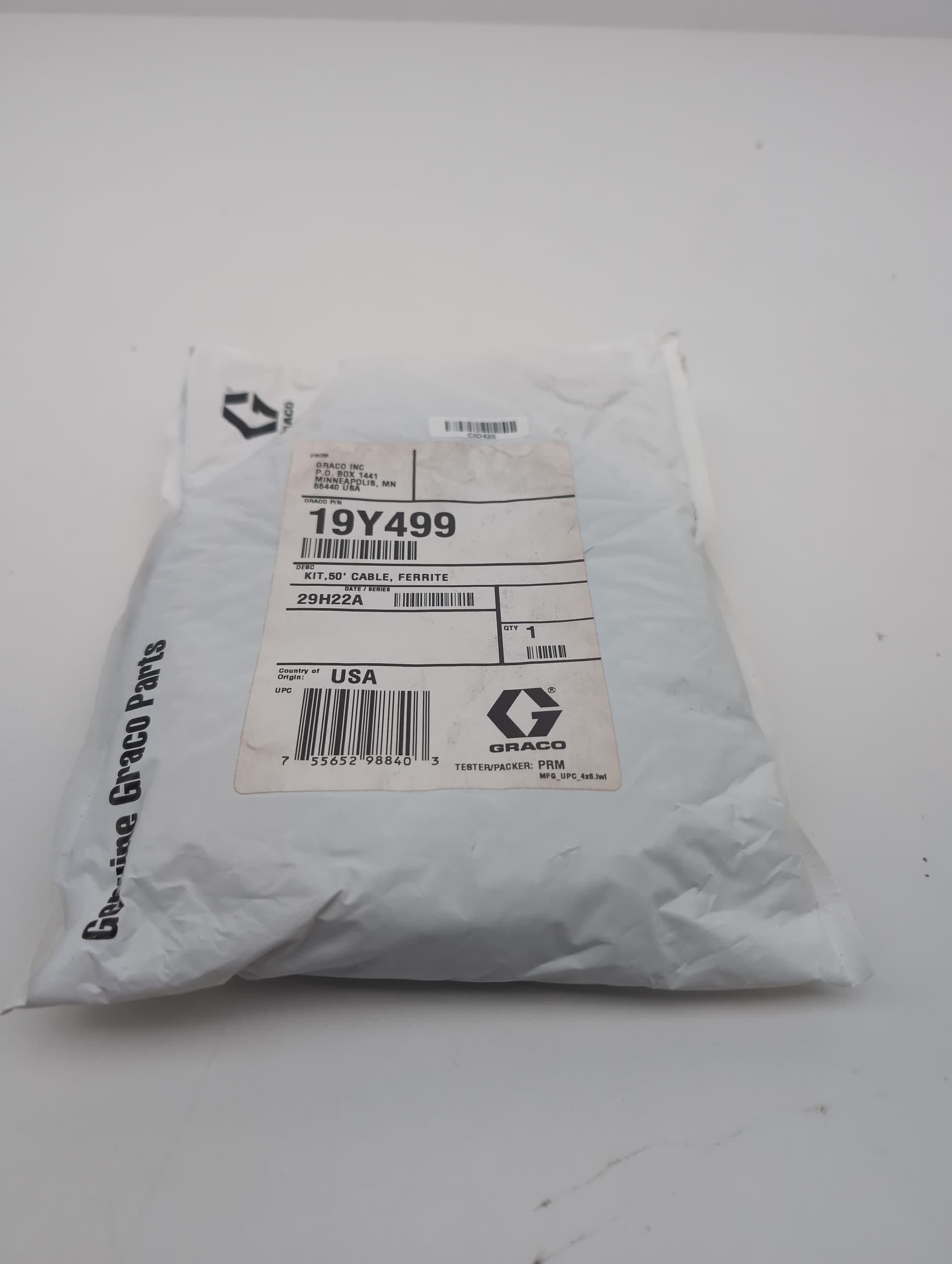 Graco 19Y499 Kit, 50' Cable Ferrite