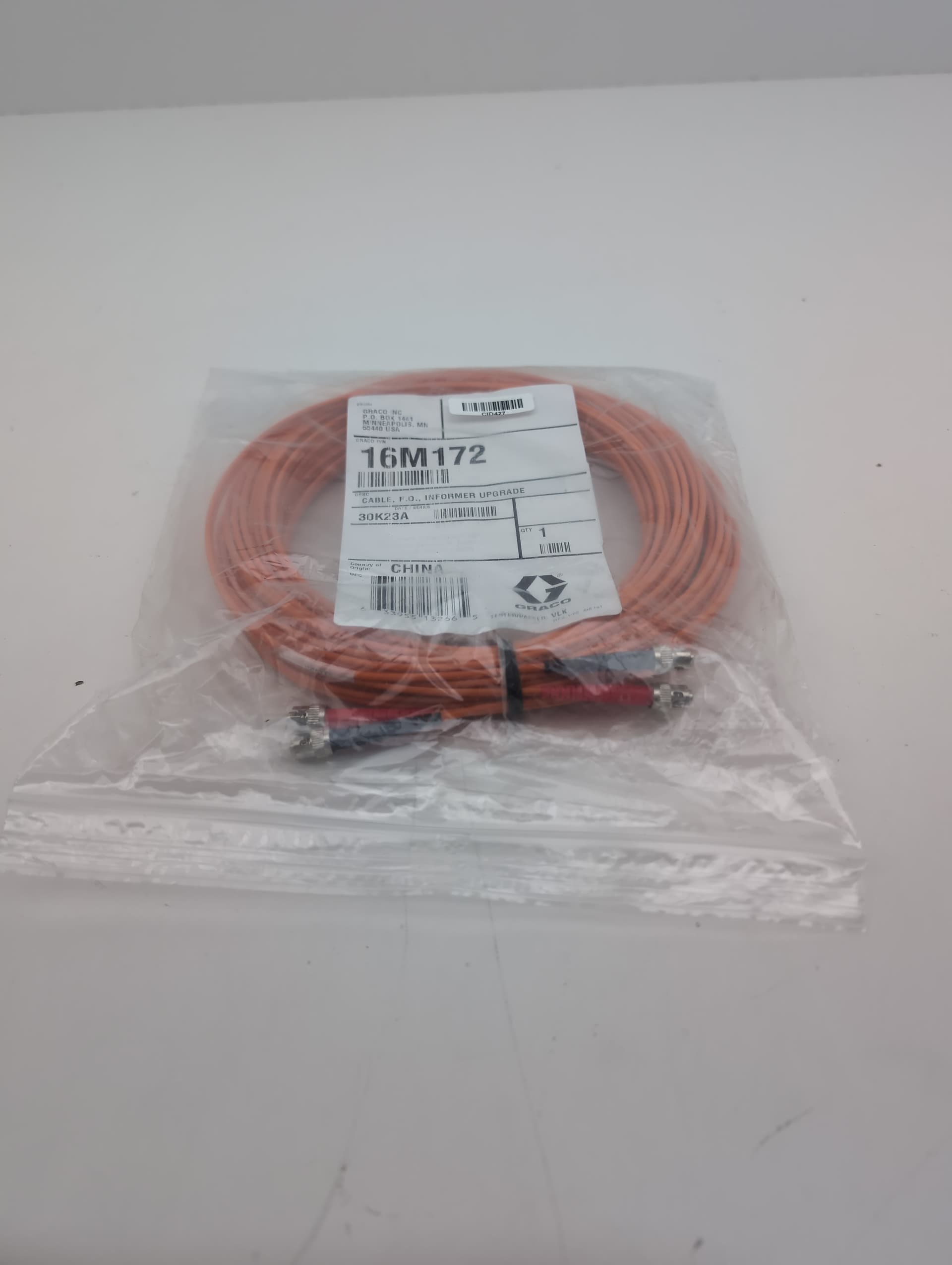 Graco 16M172 Fiber Optic Cable, 50 ft (15 m), Informer Upgrade