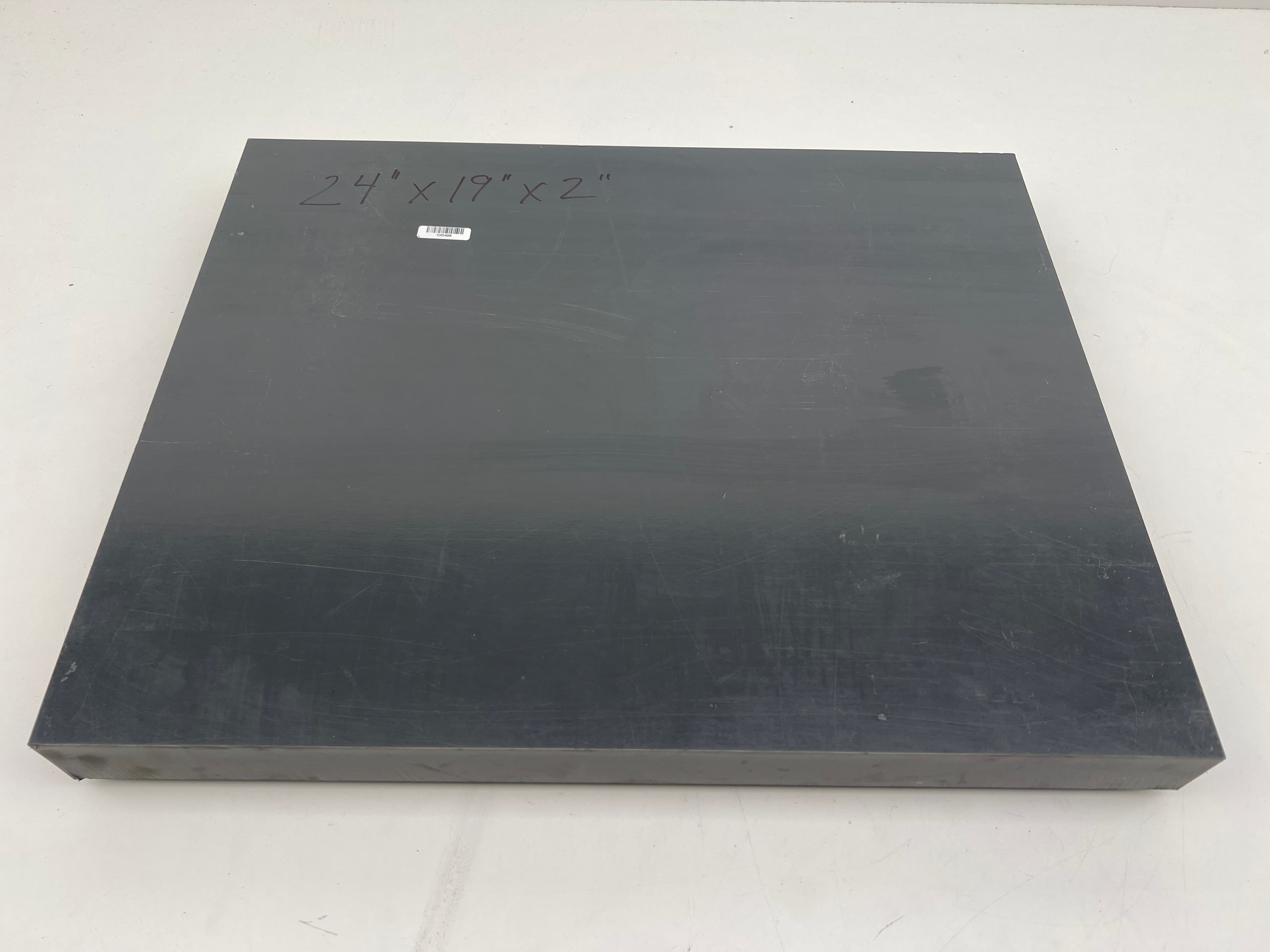 PVC 24" x 19" x 2" Gray Plastic Sheet